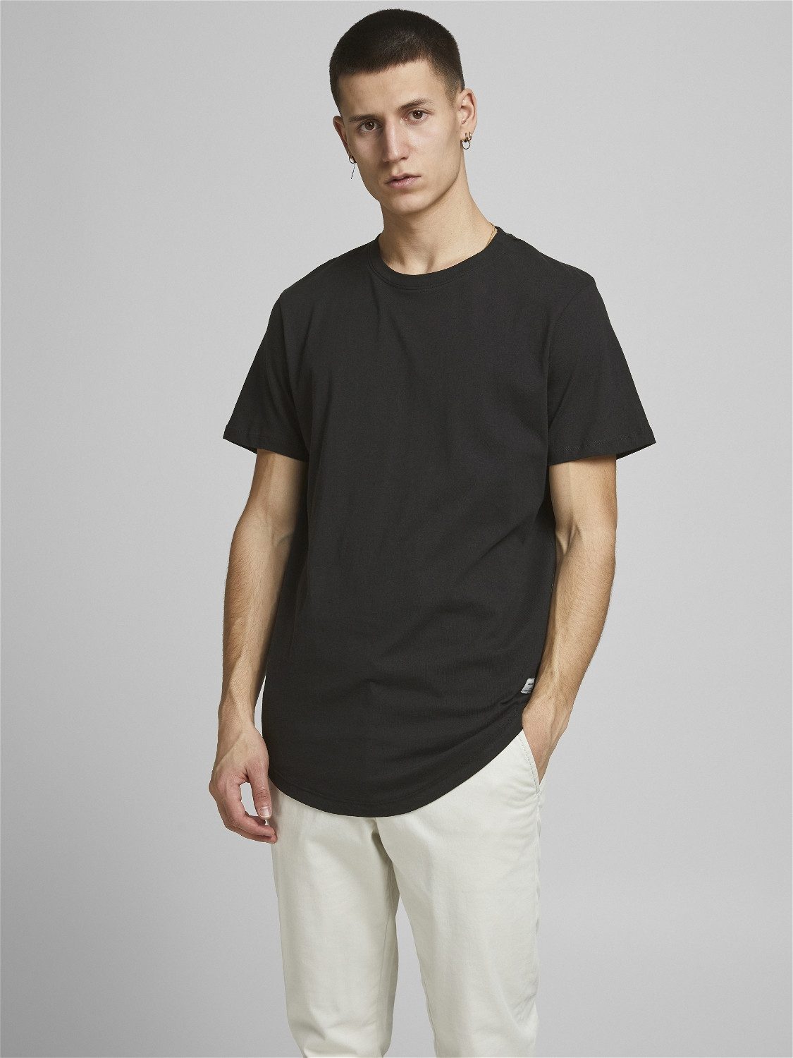 Jack & Jones T-shirt JJENOA TEE SS CREW NECK 5PK MP NOOS (5-delig, Set van 5)