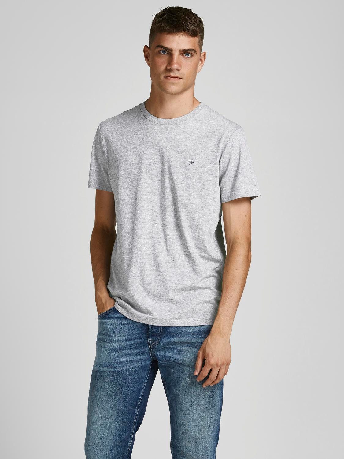 Jack & Jones Shirt met ronde hals TEE SS CREW NECK 5 P (set, 5-delig)