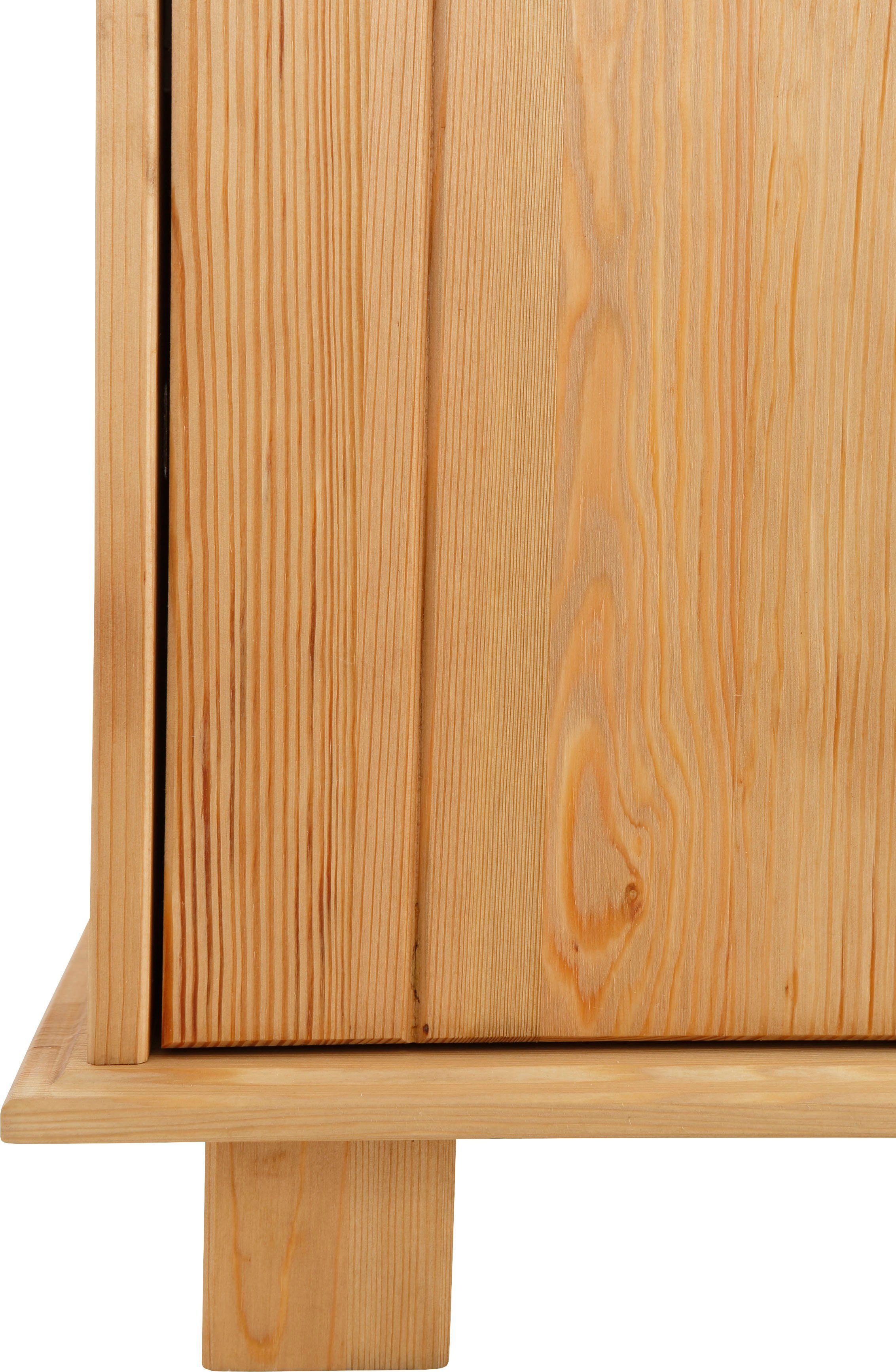 Home affaire Schoenenbank Indra van massief dennenhout, fsc®, breedte 90 cm, discreet ornament