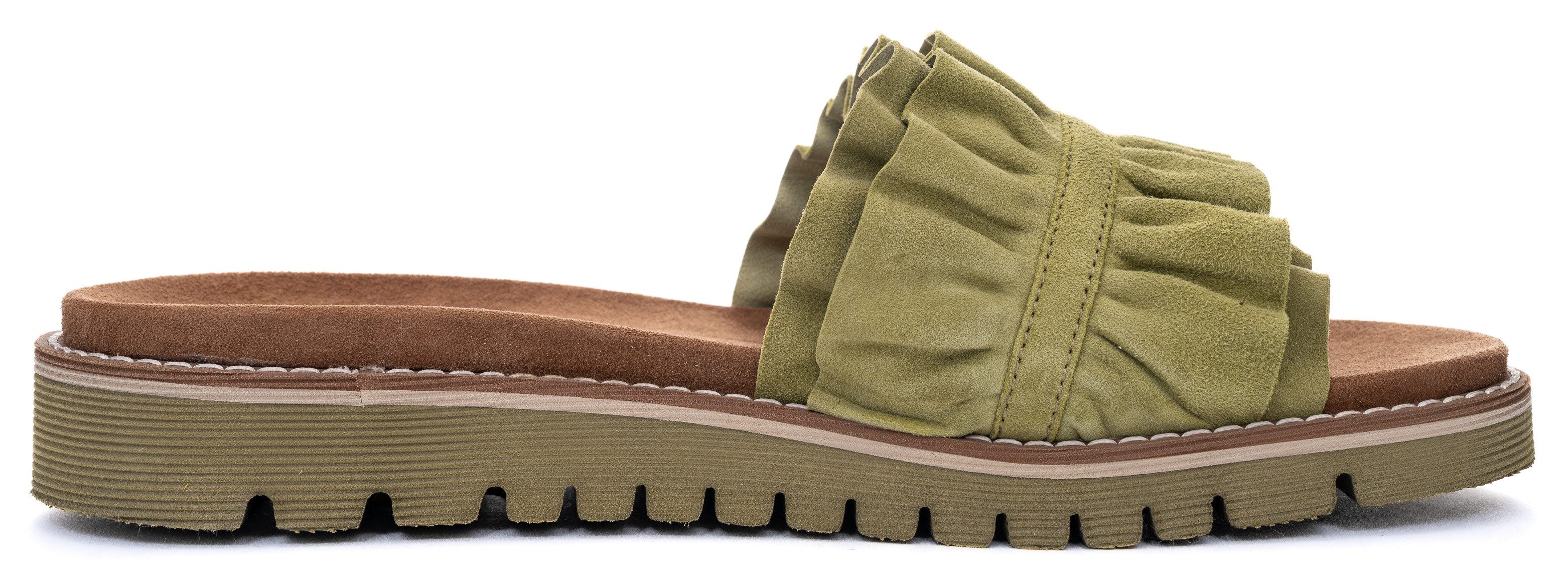 Ara Slippers KENT , slides, flats, sandaal met geplooide bandage