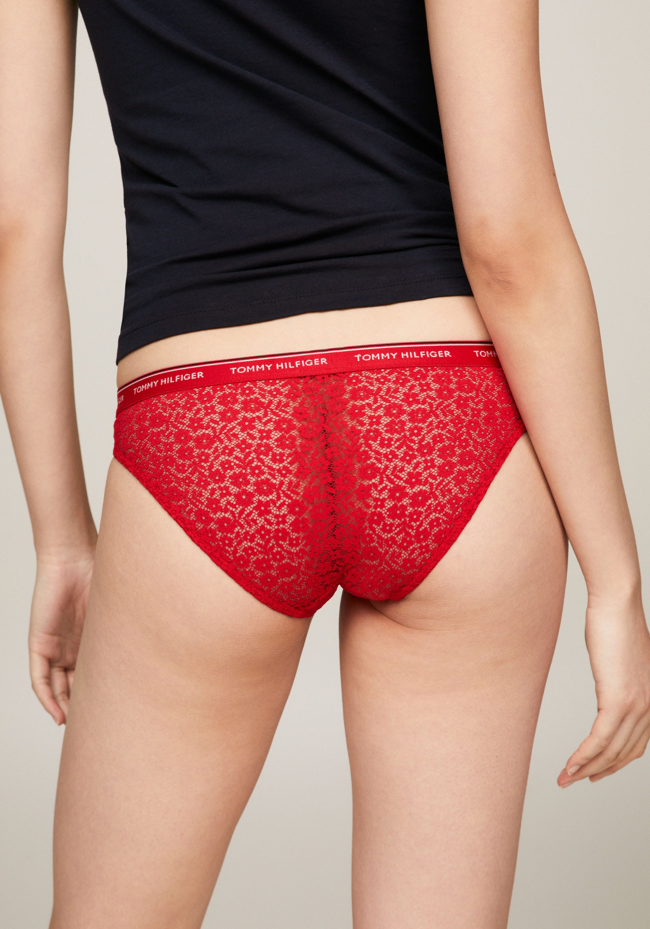 Tommy Hilfiger Underwear Bikinibroekje 3 PACK BIKINI LACE (EXT SIZES) (Set van 3)