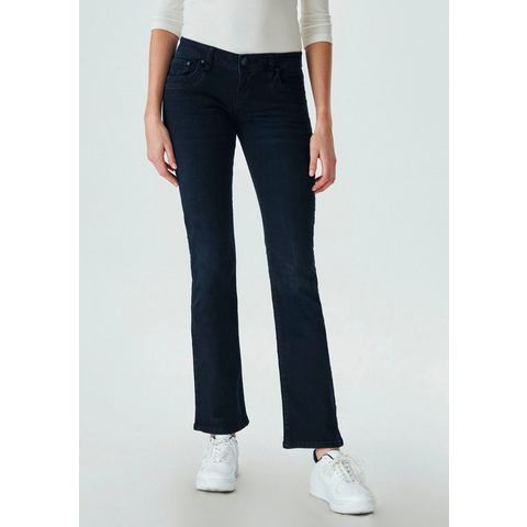 LTB NU 20% KORTING:  Bootcut jeans Valerie met lange, uitlopende pijpbelijning en lage taillehoogte met stretch-aandeel