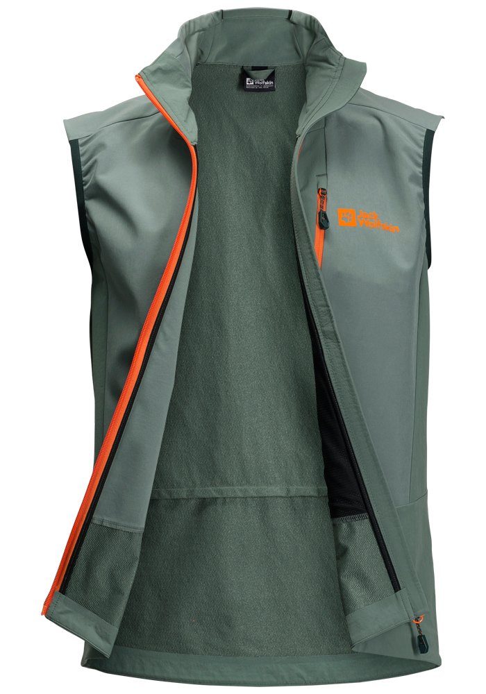 Jack Wolfskin Softshell-bodywarmer ALPSPITZE VEST M