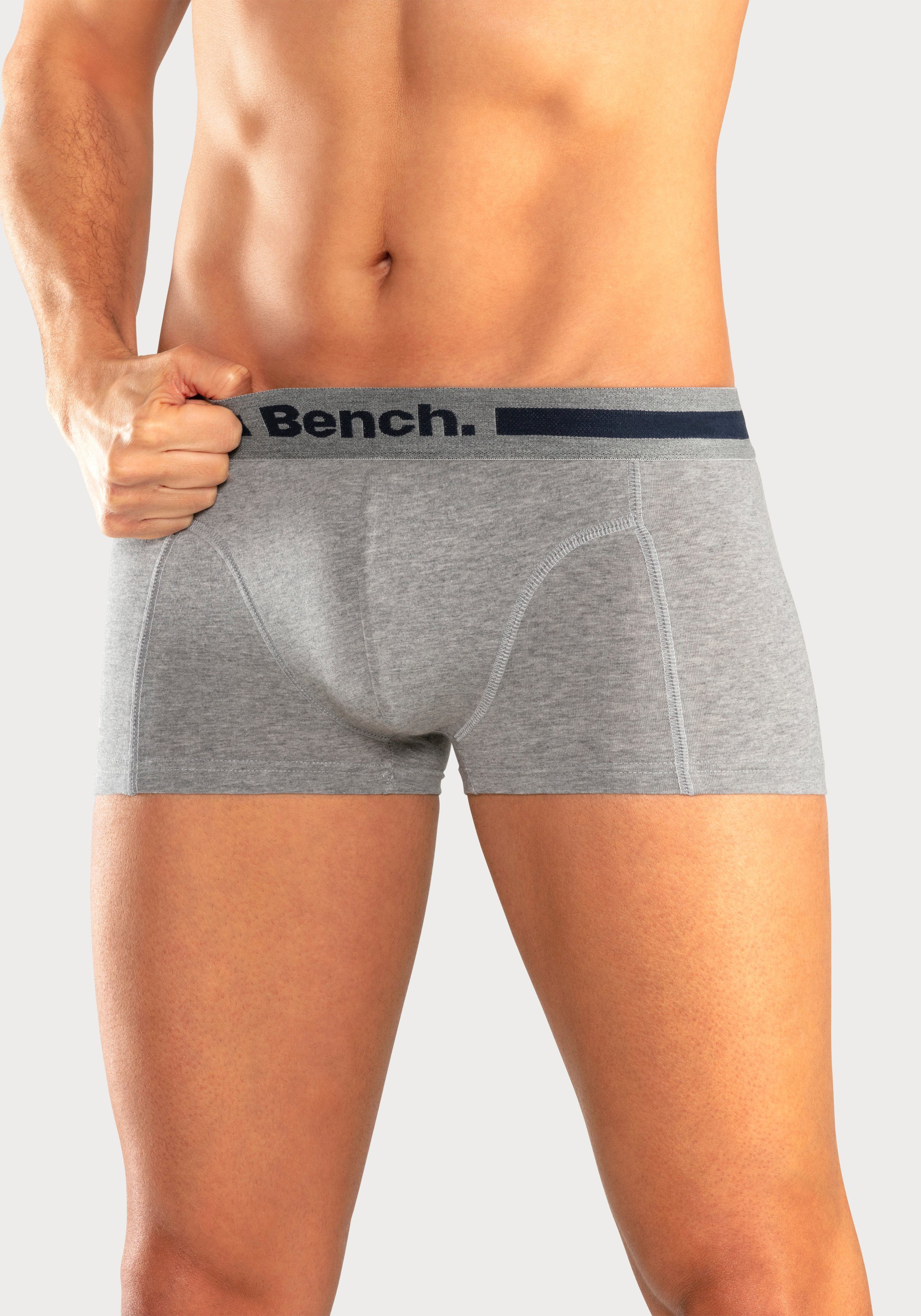 Bench. Hipster strak zittende boxershorts van katoenmix (set, 4 stuks)