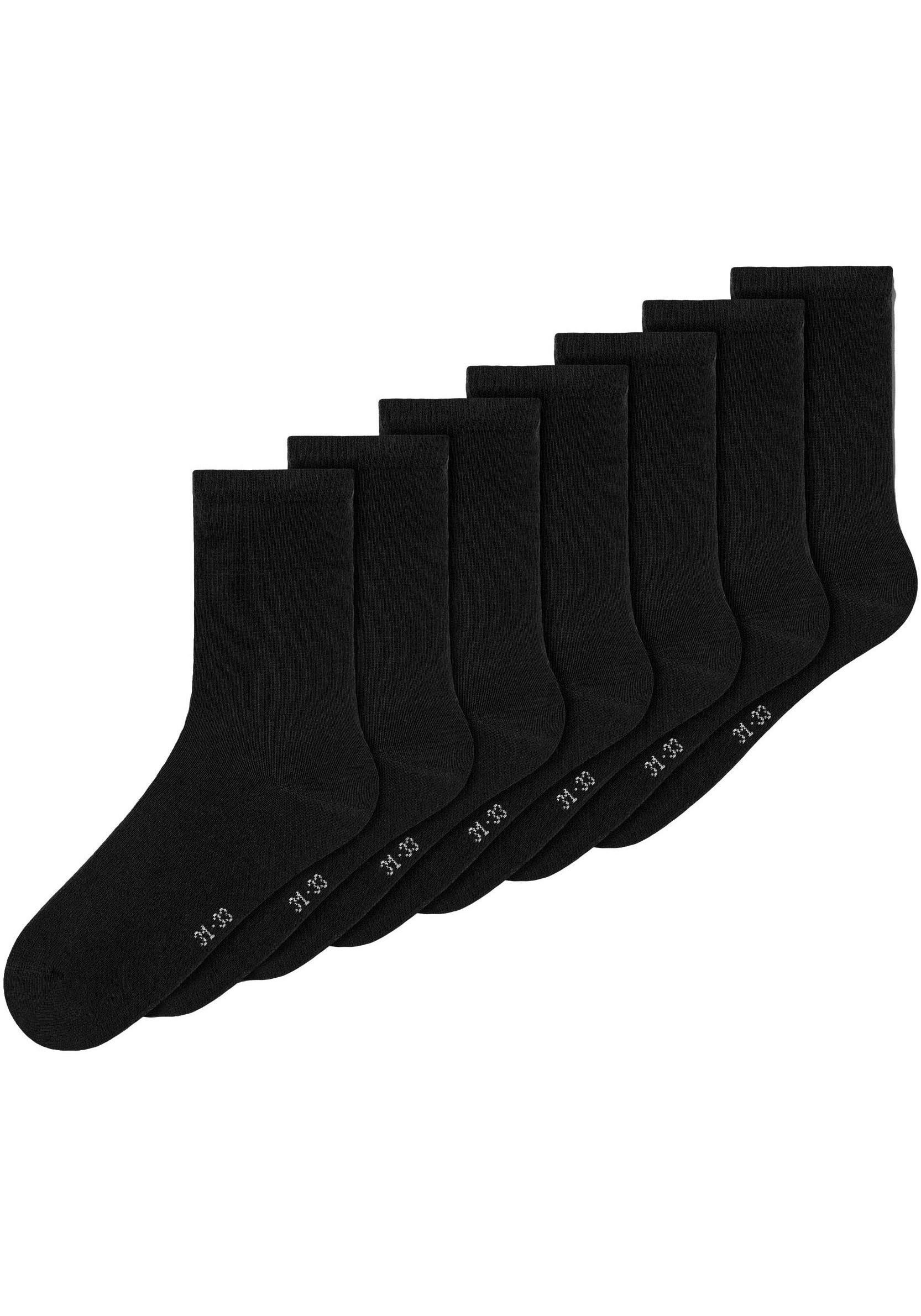 Name It Sokken NKNSOCK 7P SOLID NOOS (set, 7 paar)