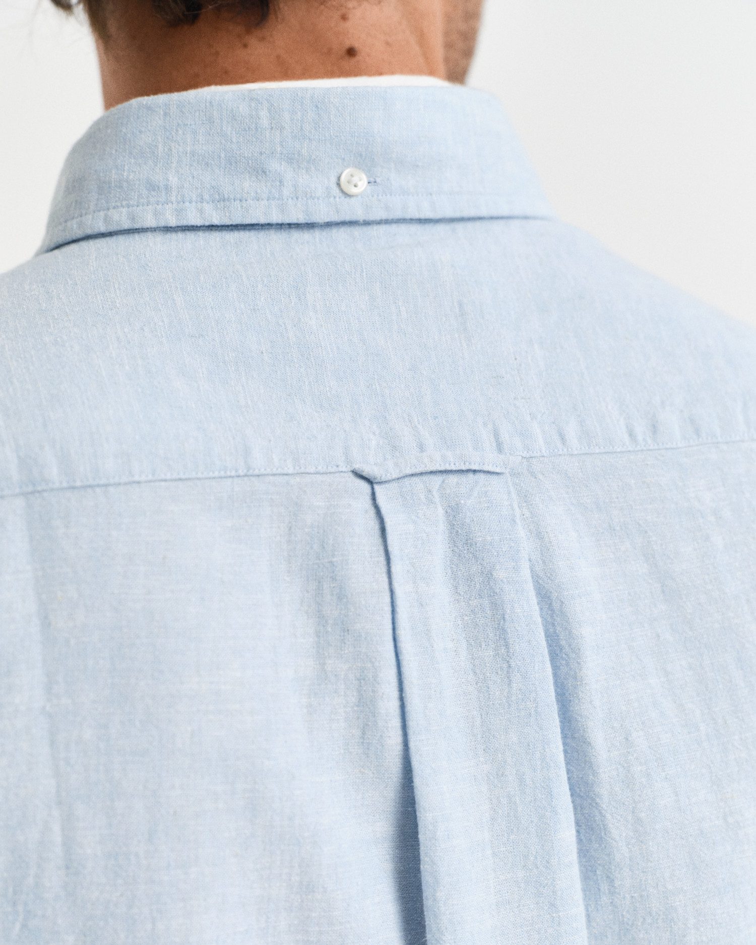 Gant Overhemd met lange mouwen REG COTTON LINEN SHIRT