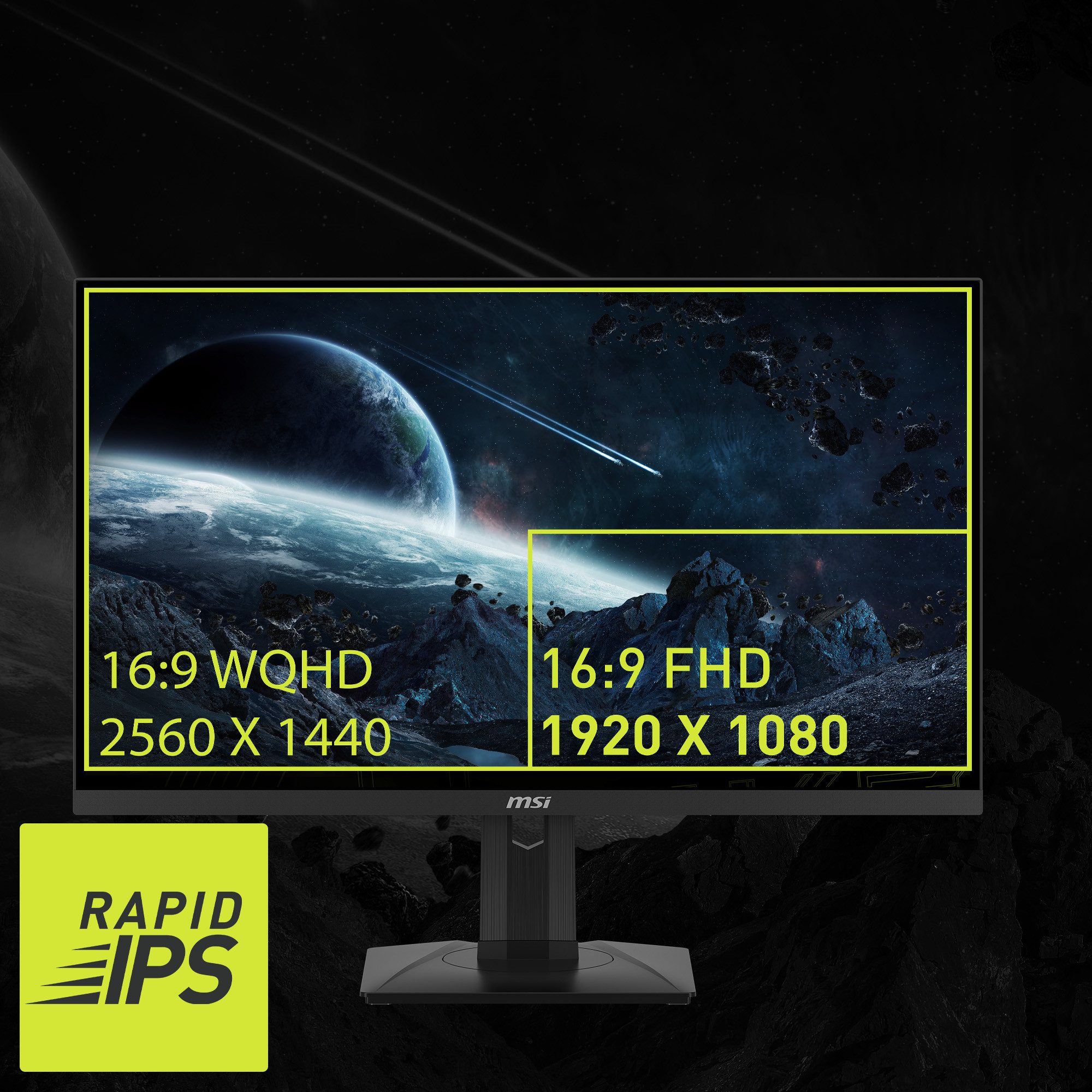 MSI Gaming-monitor MAG 274QRF QD E2, 69 cm / 27", WQHD