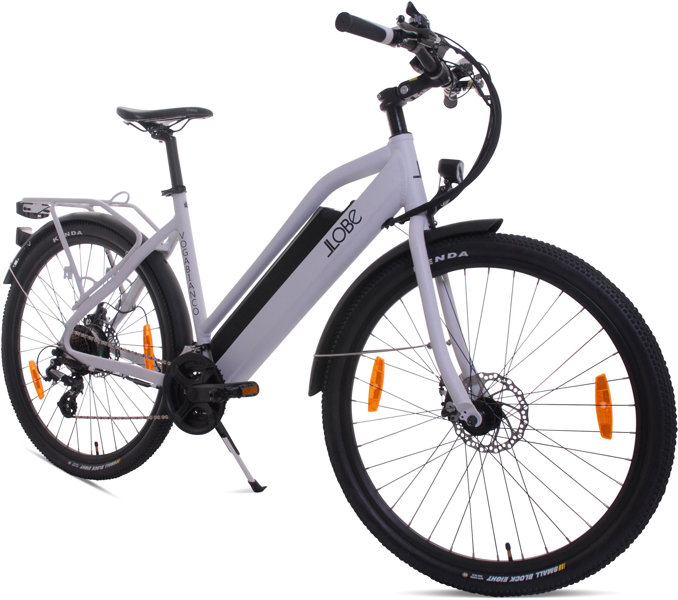 Llobe E-bike Voga Bianco Pedelec, elektrische fiets voor dames en heren