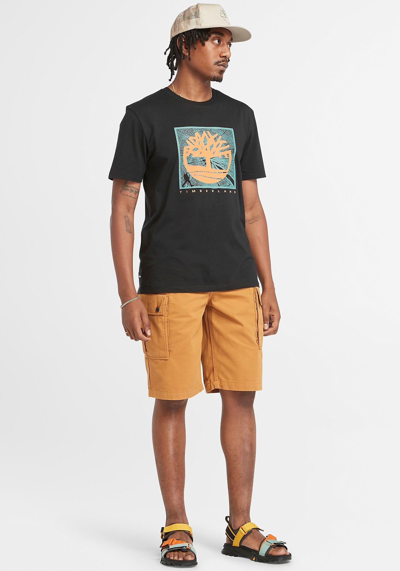 Timberland T-shirt Short Sleeve Front Graphic Tee