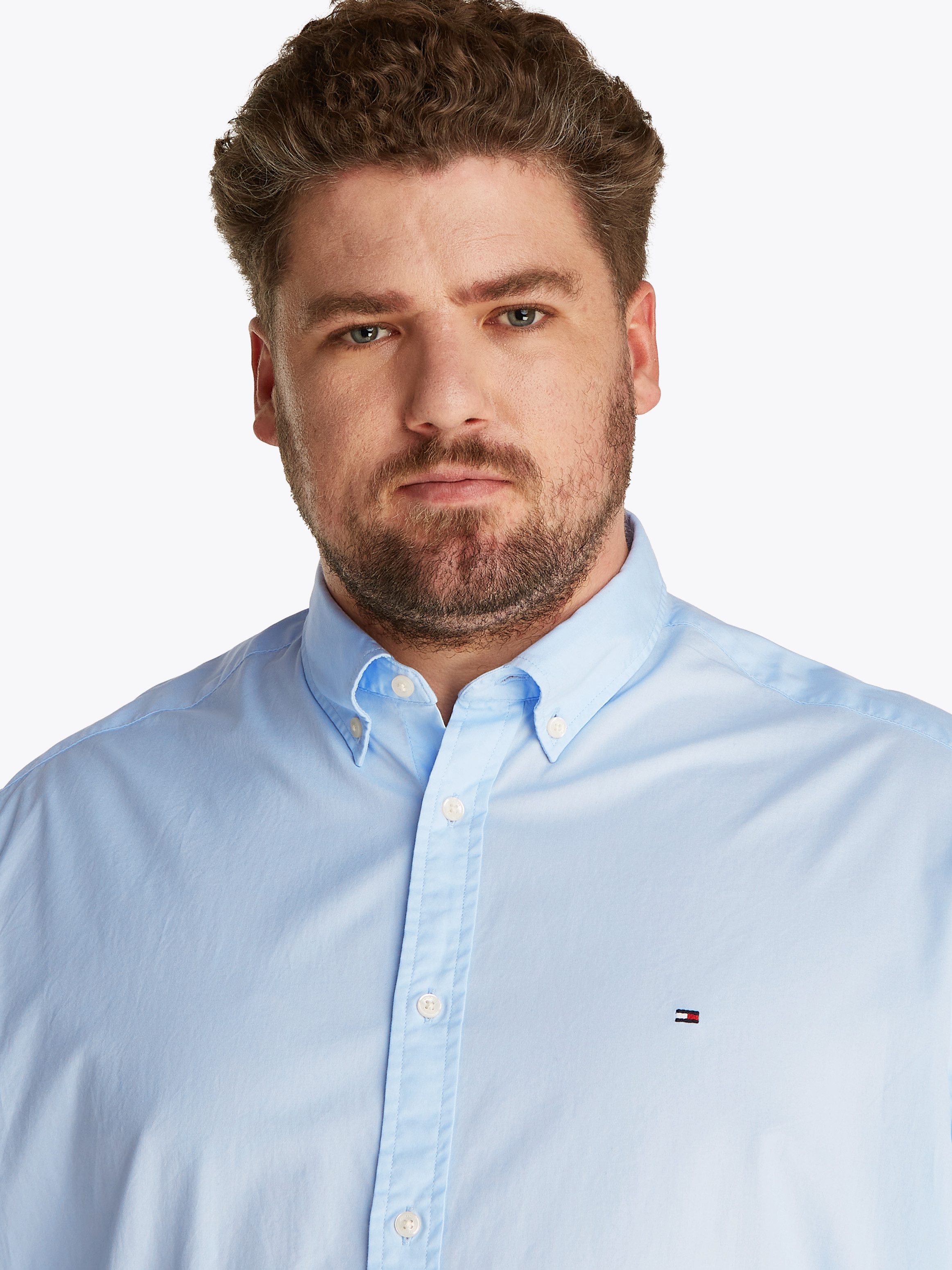 Tommy Hilfiger Overhemd met lange mouwen BT-FLEX POPLIN SOLID RF SHIRT-B