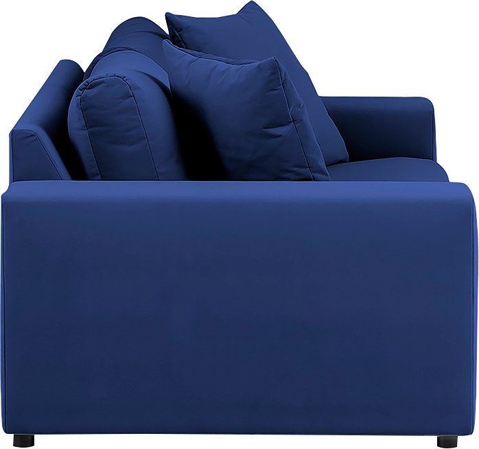 andas 3-zitsbank SLEETLAND XXL in fluweel of vintage lederlook