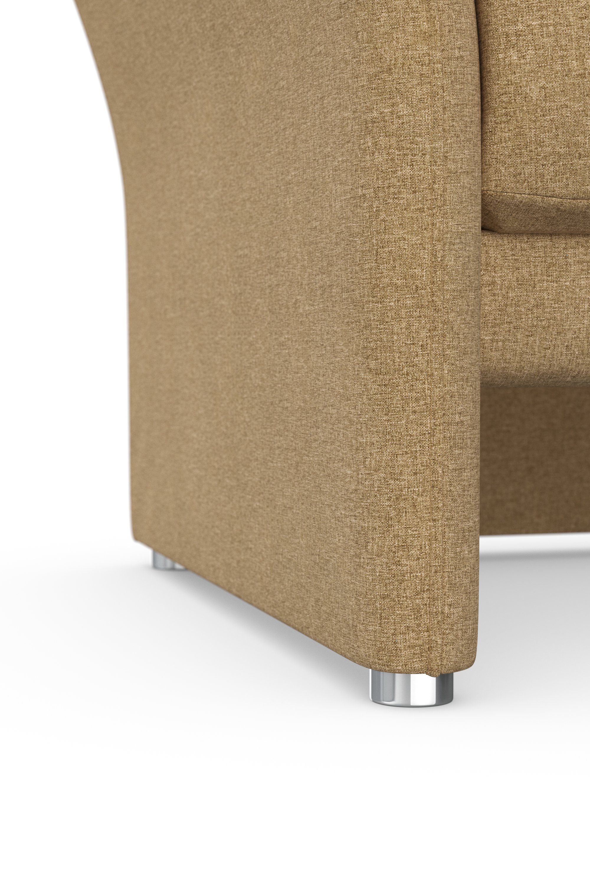 DOMO collection Fauteuil Pina elegante en tijdloze clubstoel, comfortabele cocktailsstoel