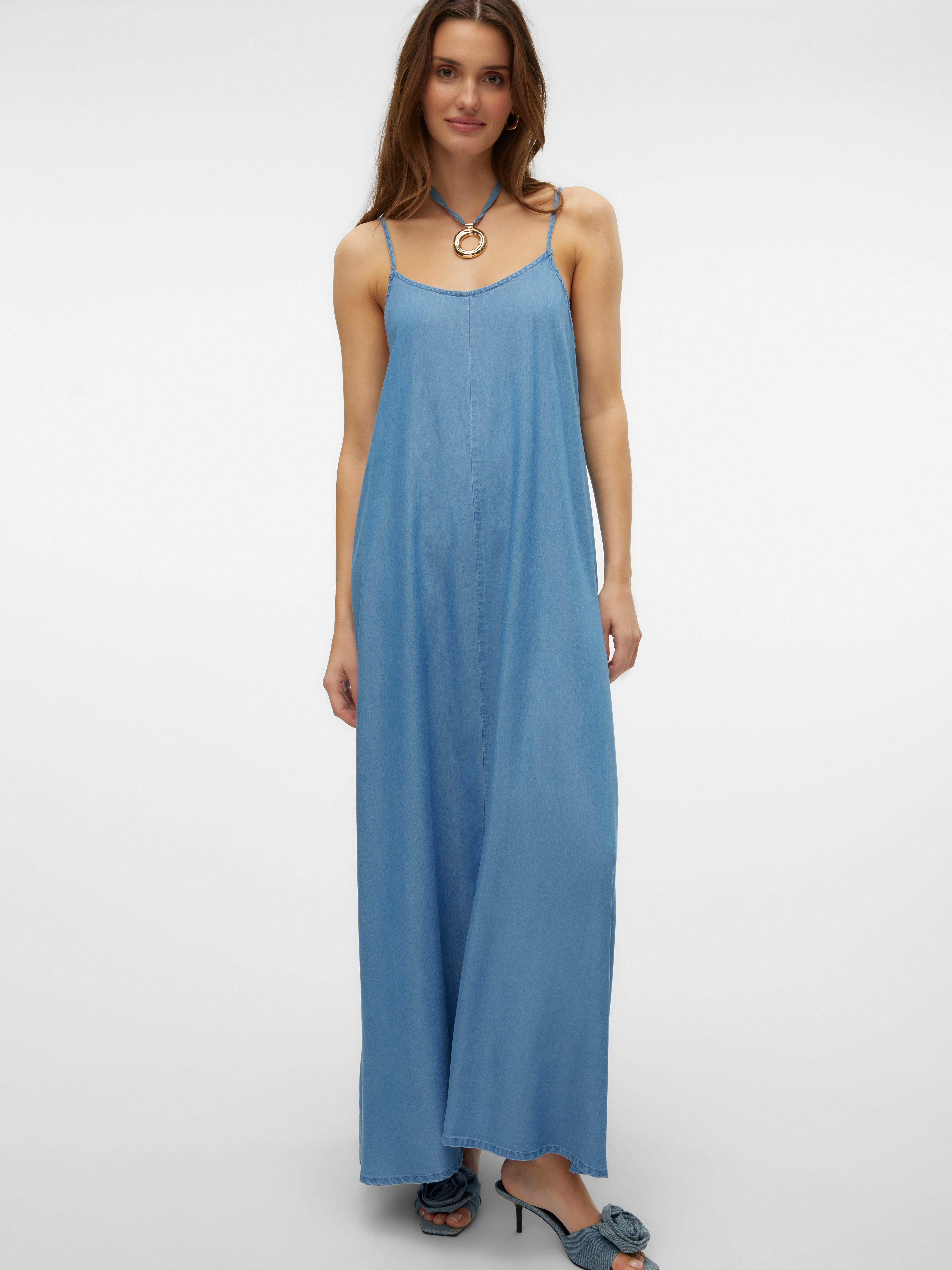 Vero Moda Maxi-jurk VMHARPER SL STRAP MAXI DRESS GA