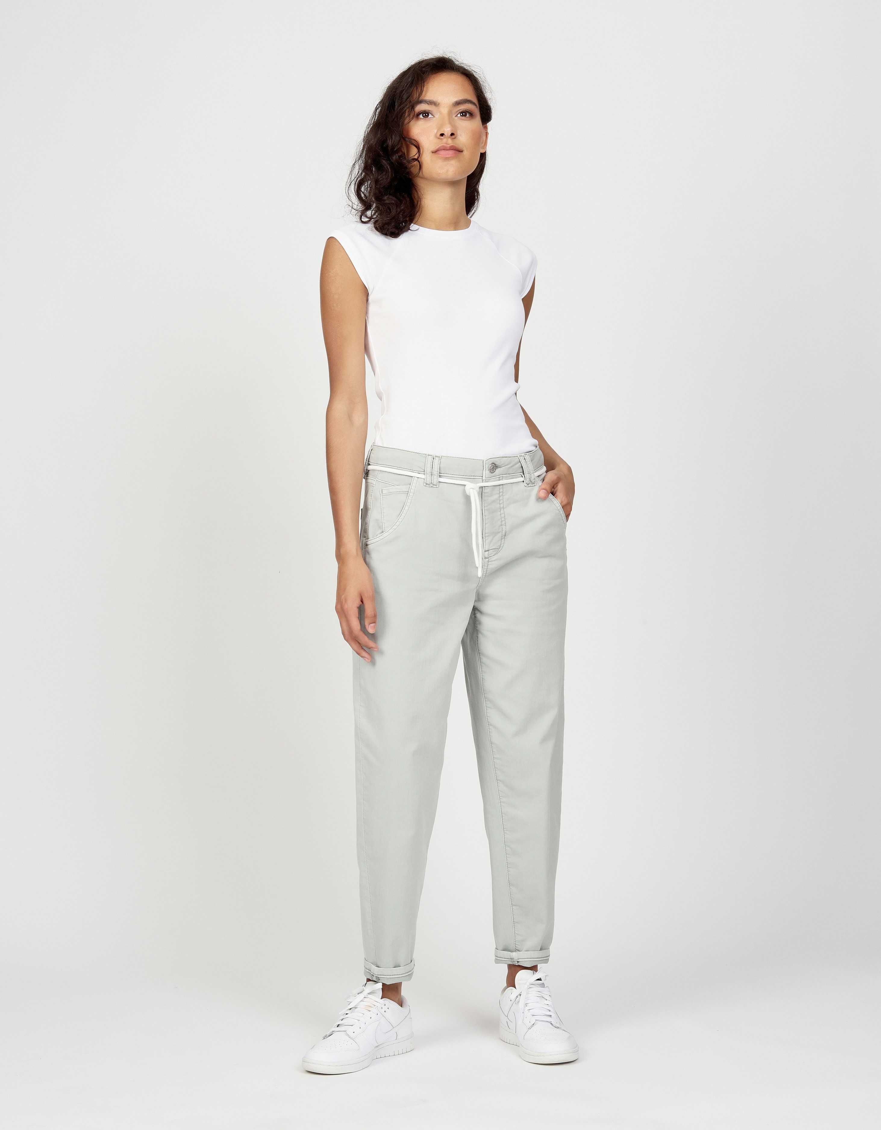 GANG 5-pocket jeans 94VIA JOGGER met koordriem en o-vorm