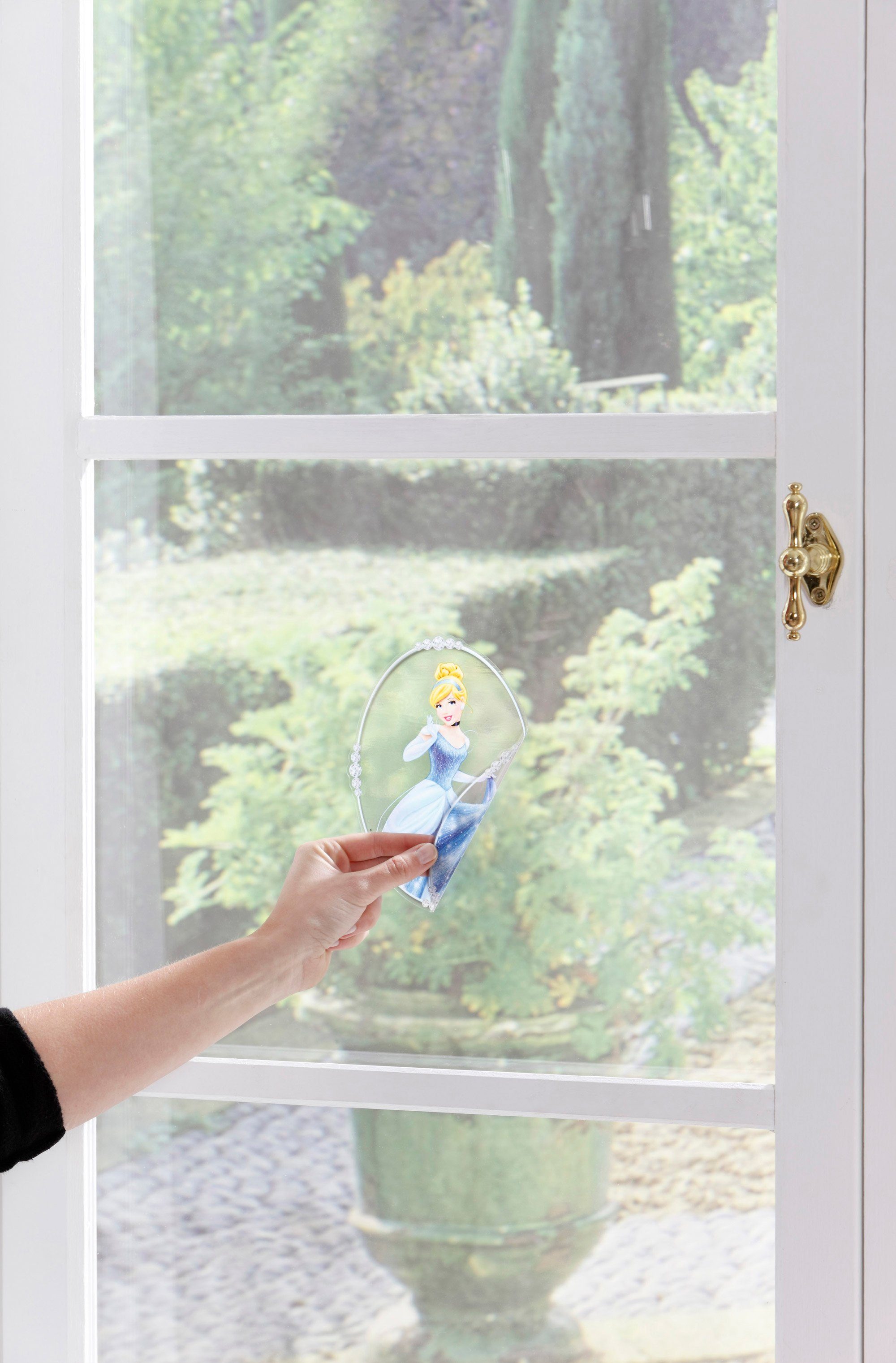 Komar Wandfolie Window Disney Princess - afm. 31 x 31 cm (23-delig)