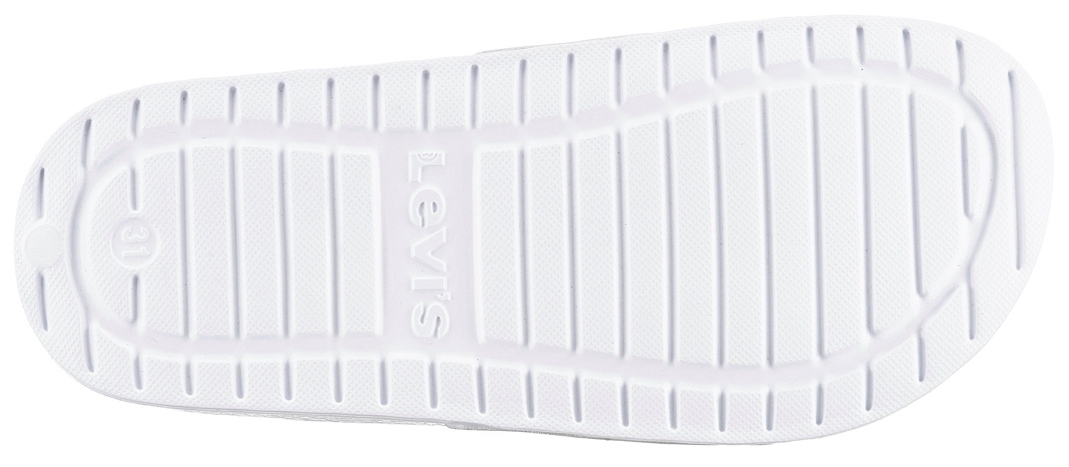 Levi's Kidswear Slippers JUNE , zomerschoen, slippers, badschoen, poolslides met contrast-logo