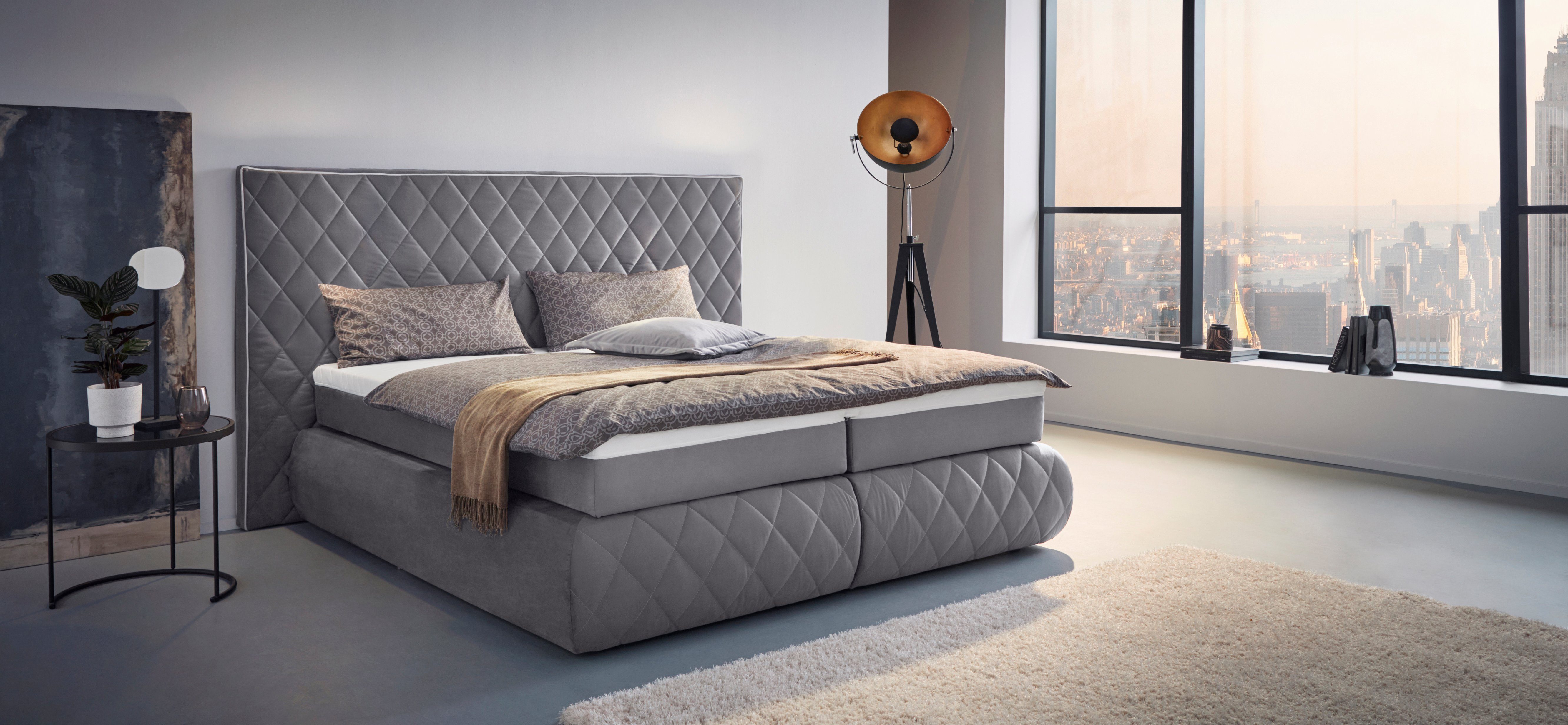 Places of Style Boxspring Alaric naar keuze met en zonder stralen, topmatras pocketvering