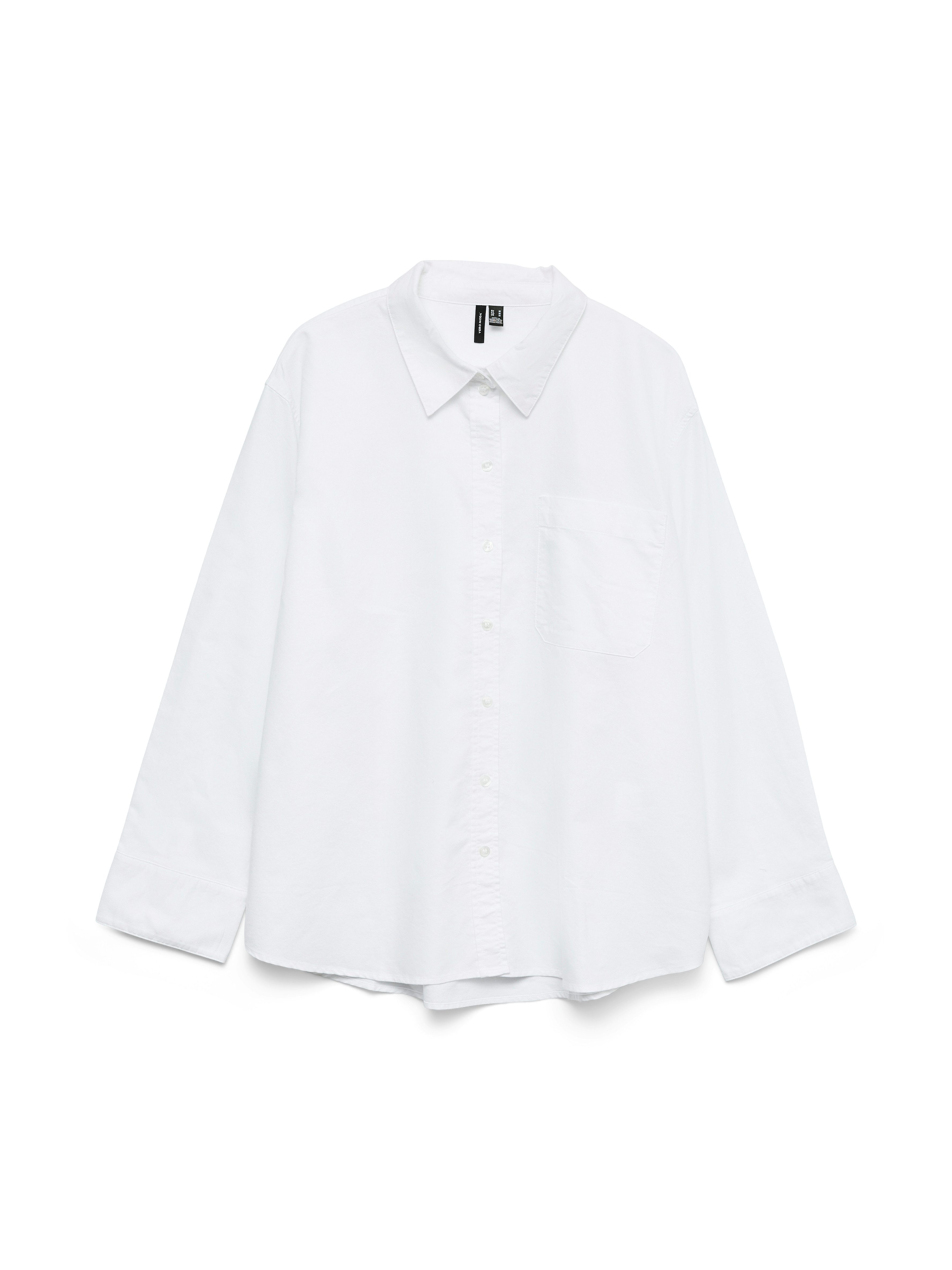 Vero Moda Blouse met lange mouwen VMIDA OXFORD SHIRT WVN GA NOOS