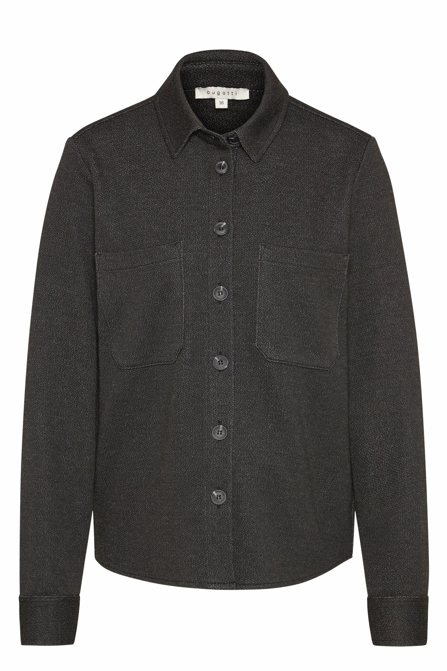 Bugatti Overhemdblouse met een afgeronde zoom