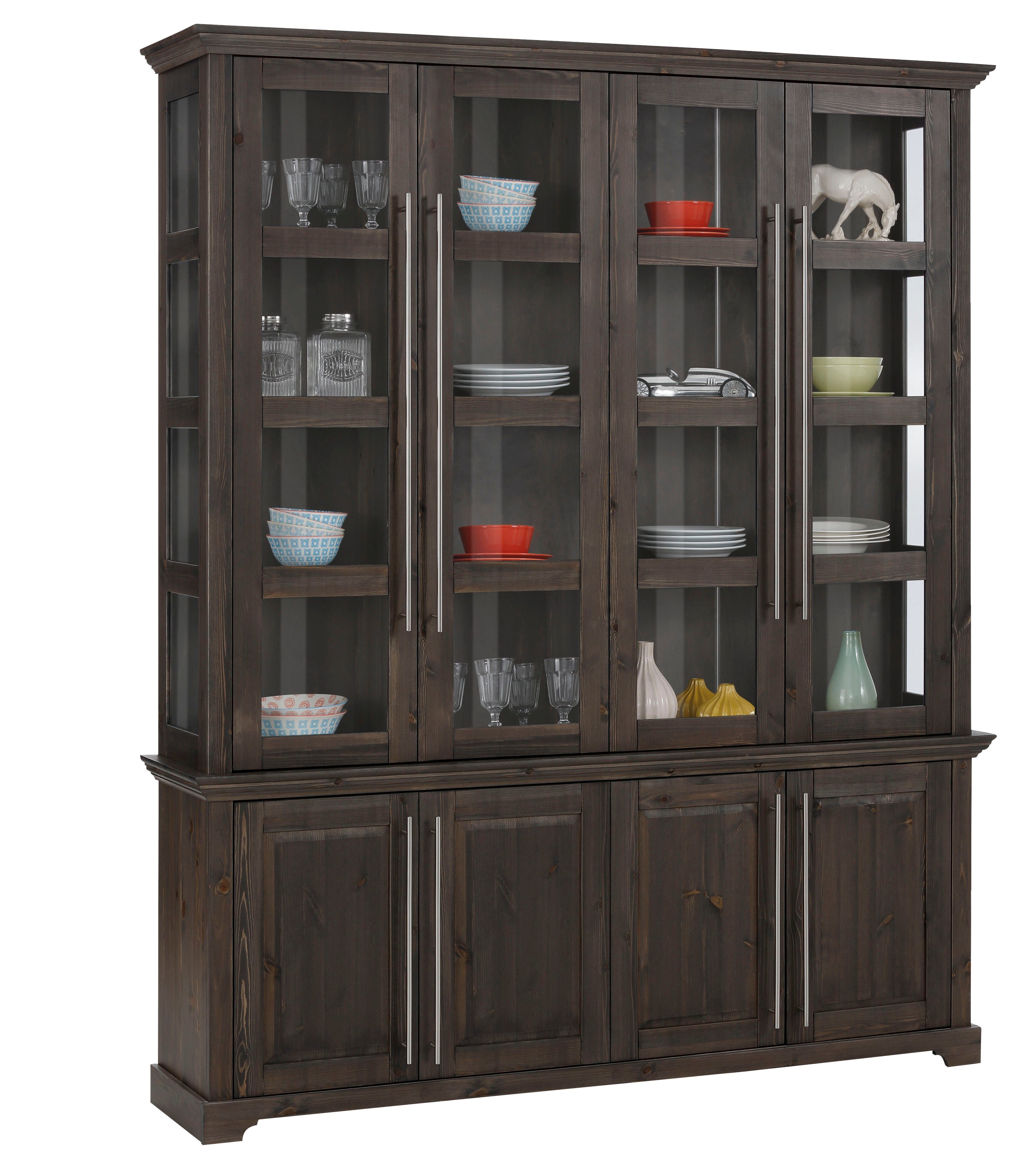 Home affaire Kast Meliss van massieve dennen, fsc® 4-deurs, breedte 171 cm