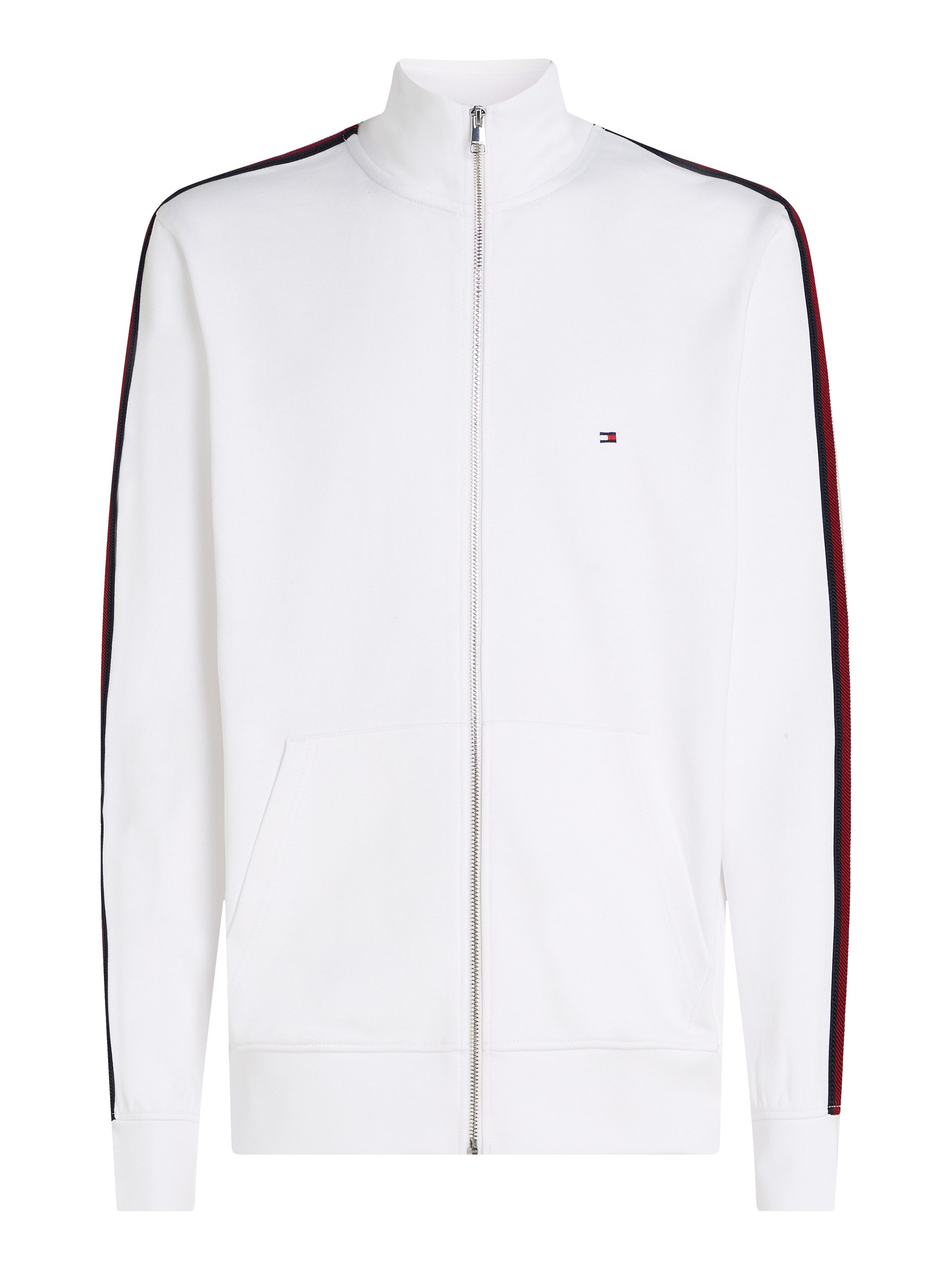 Tommy Hilfiger Sweatvest GLOBAL STRIPE STAND COLLAR