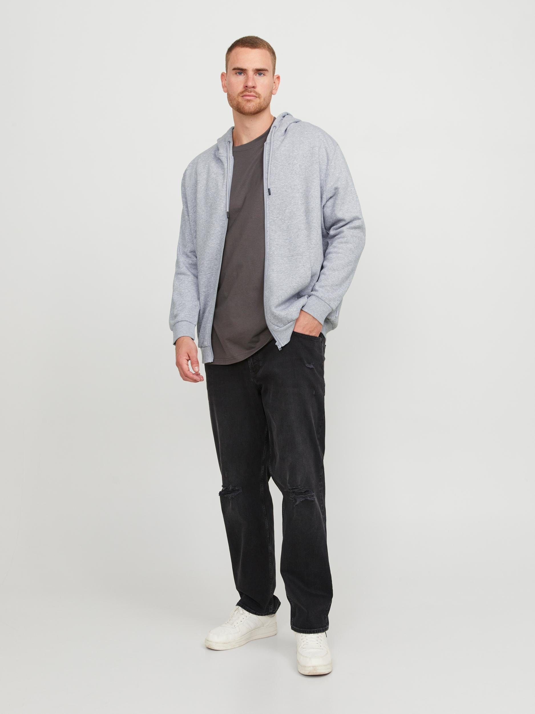 Jack & Jones PlusSize Capuchonsweatvest JJEBRADLEY SWEAT ZIP HOOD NOOS PLS