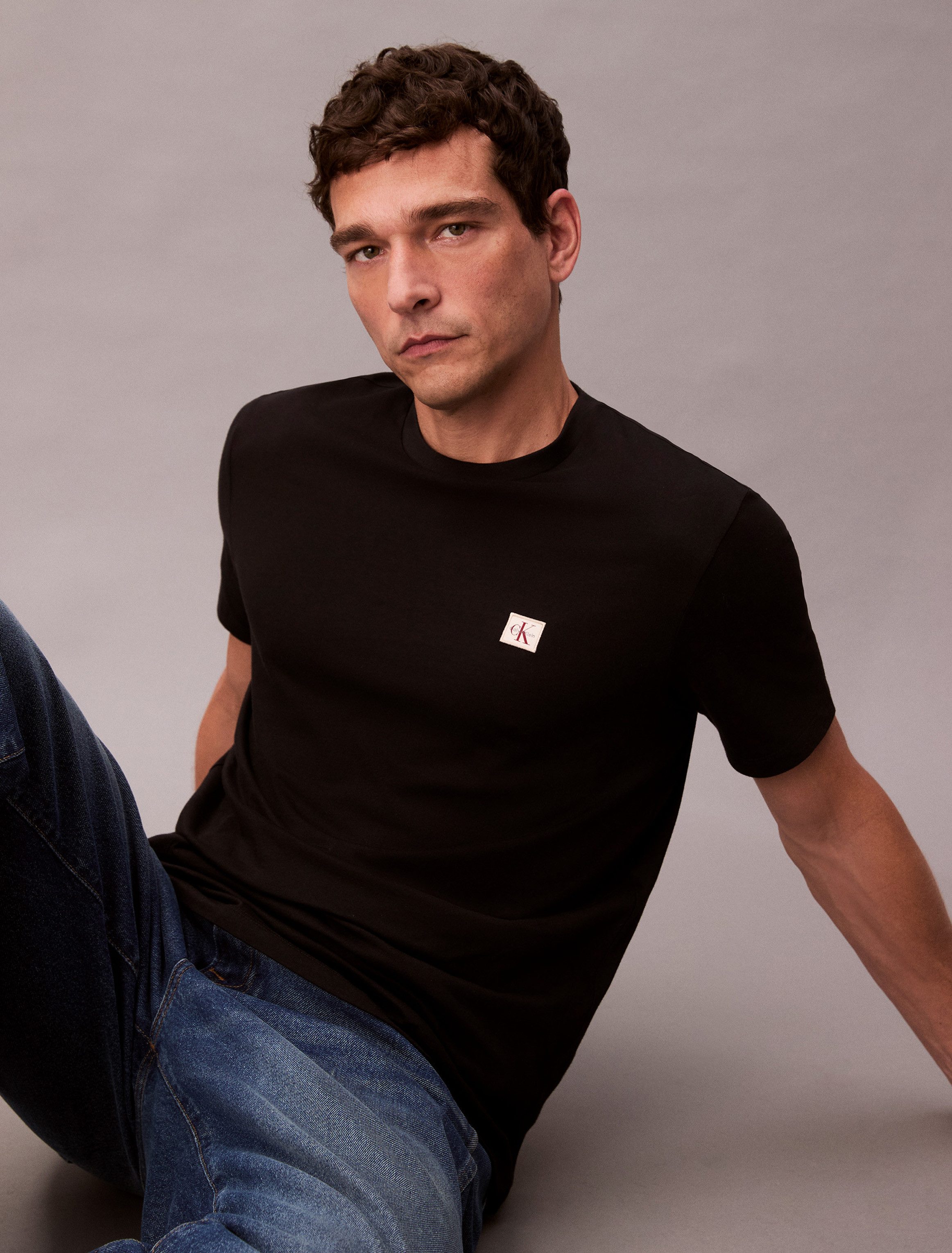 Calvin Klein T-shirt SS BADGE 30S JERSEY CLASSIC TEE