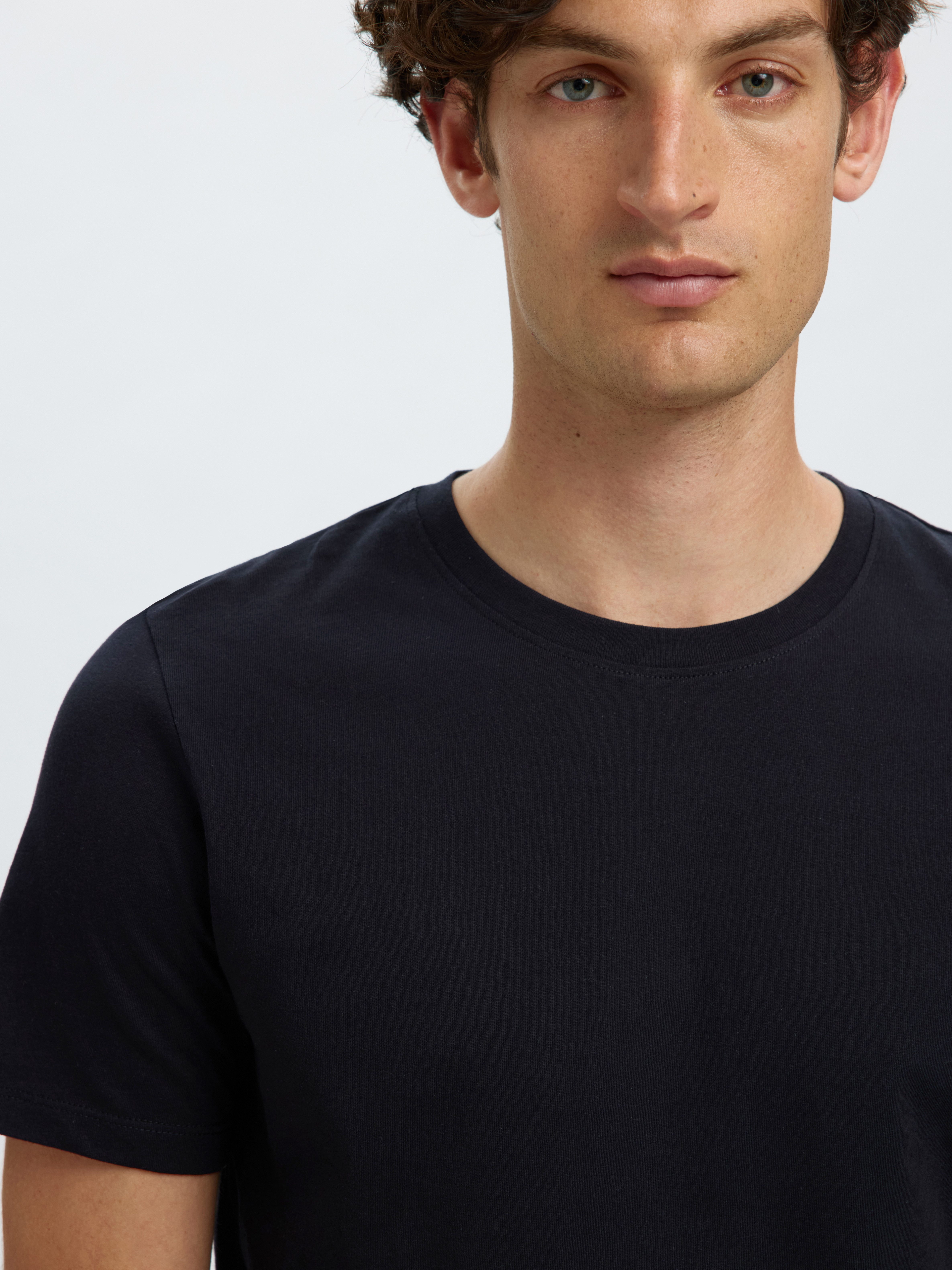 SELECTED HOMME Shirt met ronde hals SLHCORMAC SS O-NECK TEE 5 PACK NOOS (set, 5-delig)