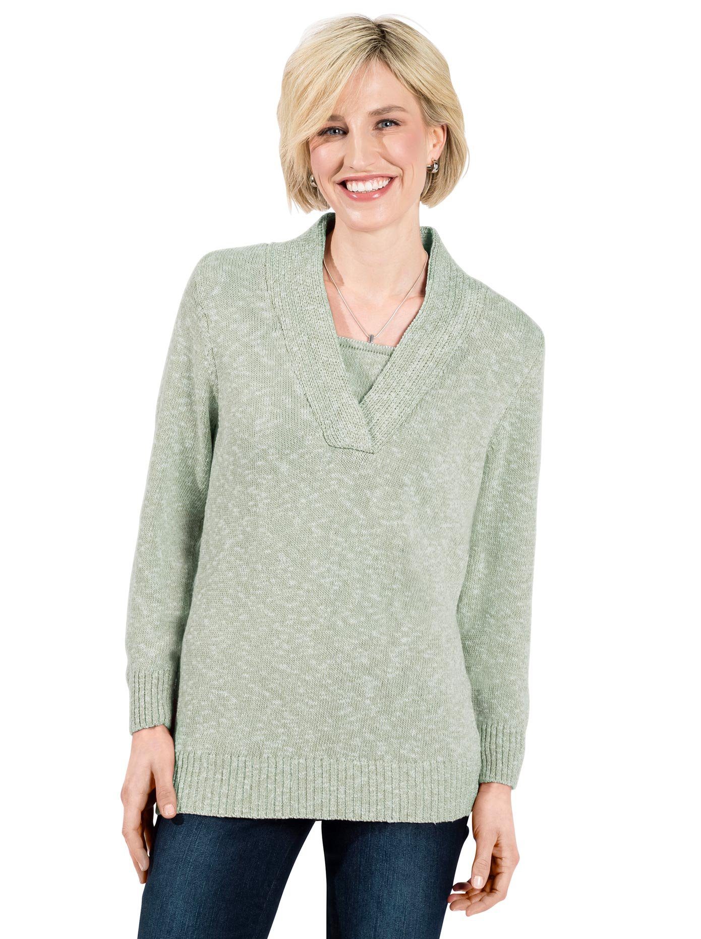 Classic Basics Trui met V-hals Trui
