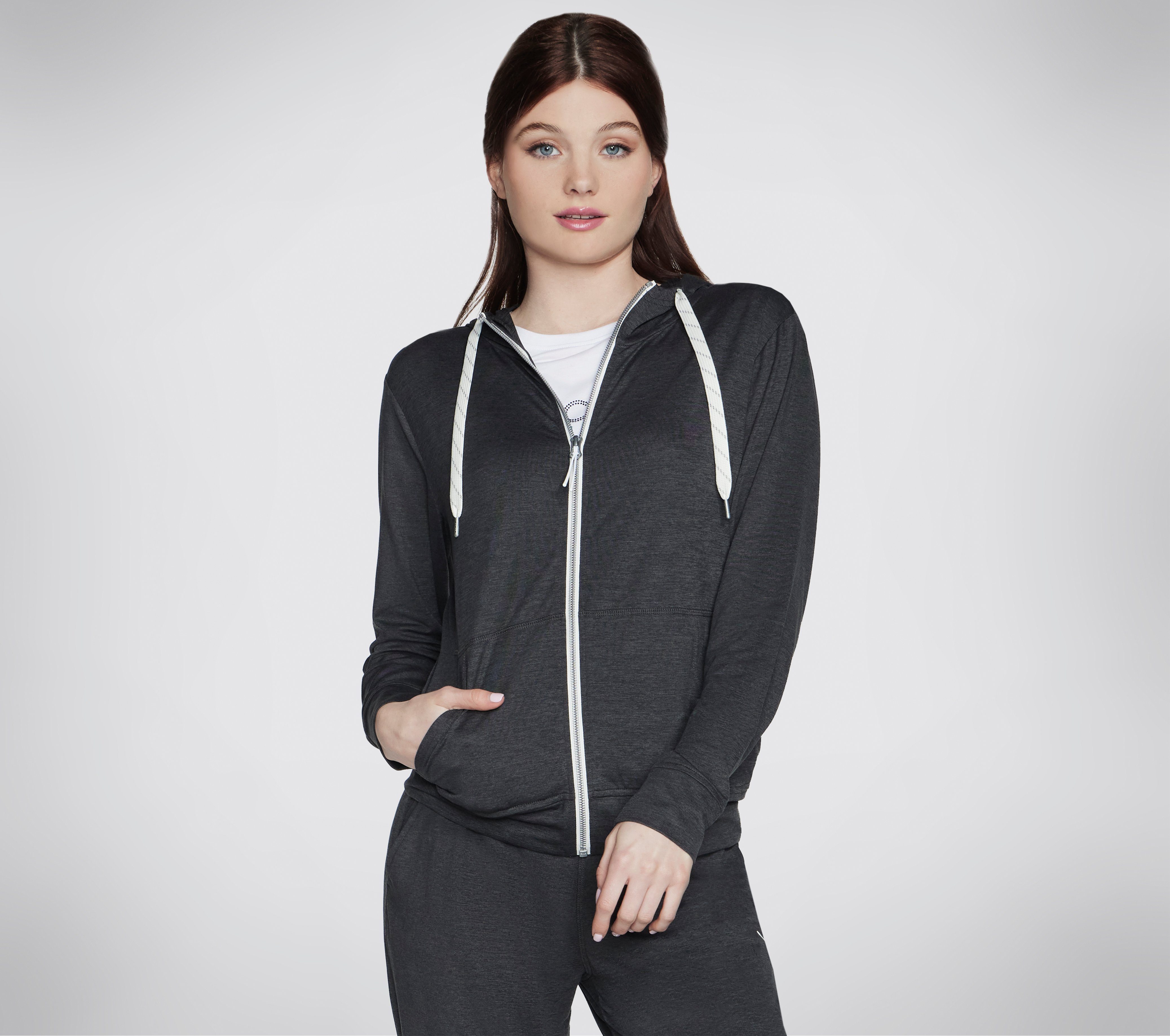 Skechers Capuchonsweatvest Asfalt