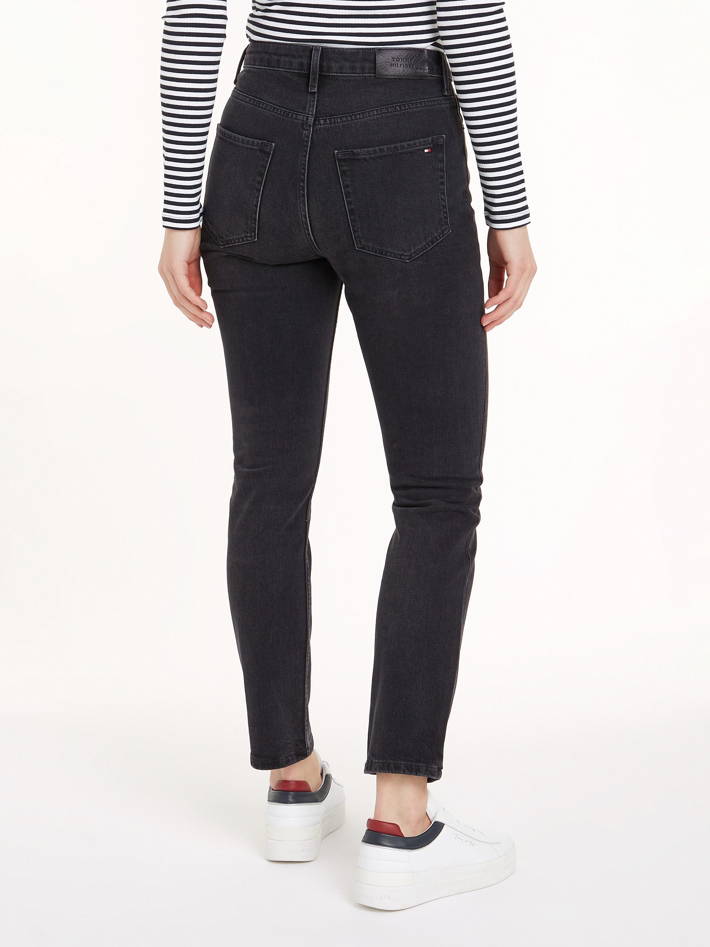 Tommy Hilfiger Slim fit jeans SLIM CIGARETTE HW A DARK BLUE