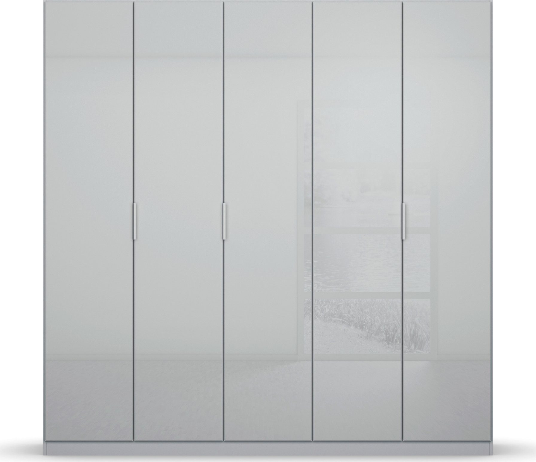 rauch Draaideurkast Kledingkast kast garderobe KOLUNA met hoogwaardige glasfront