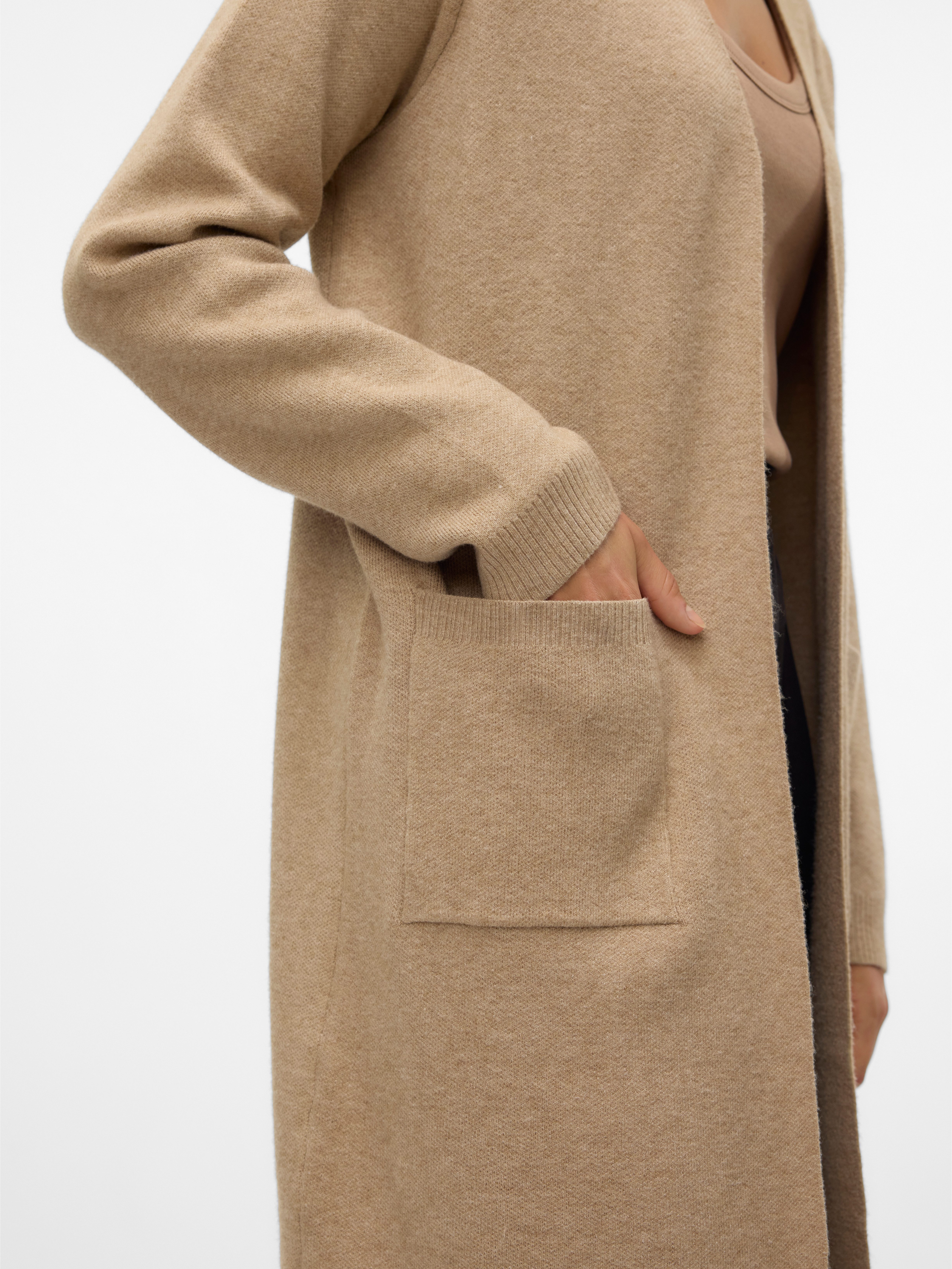 Vero Moda Lang vest VMSABA LS POCKET COATIGAN GA NOOS
