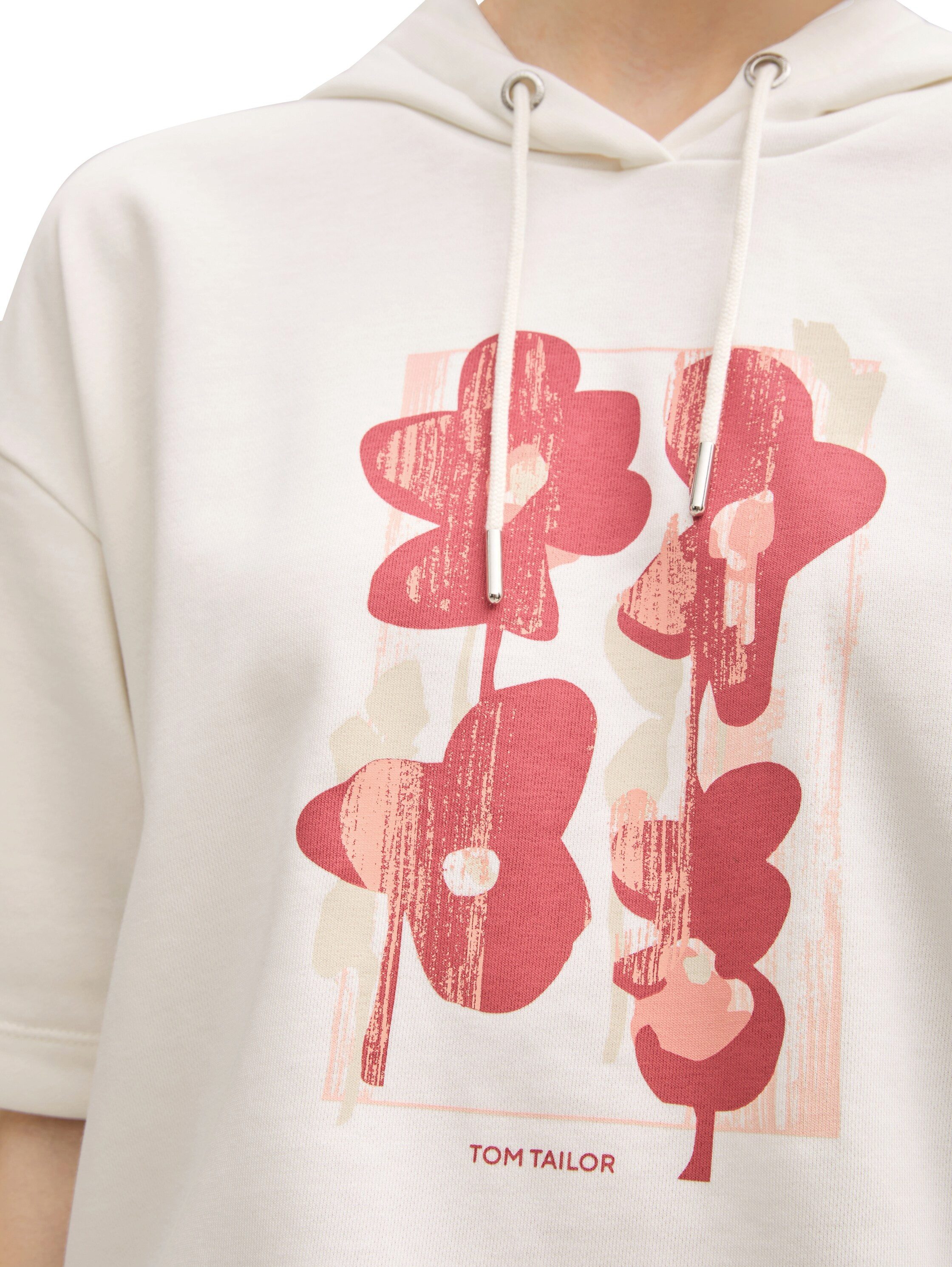 Tom Tailor Hoodie met frontprint