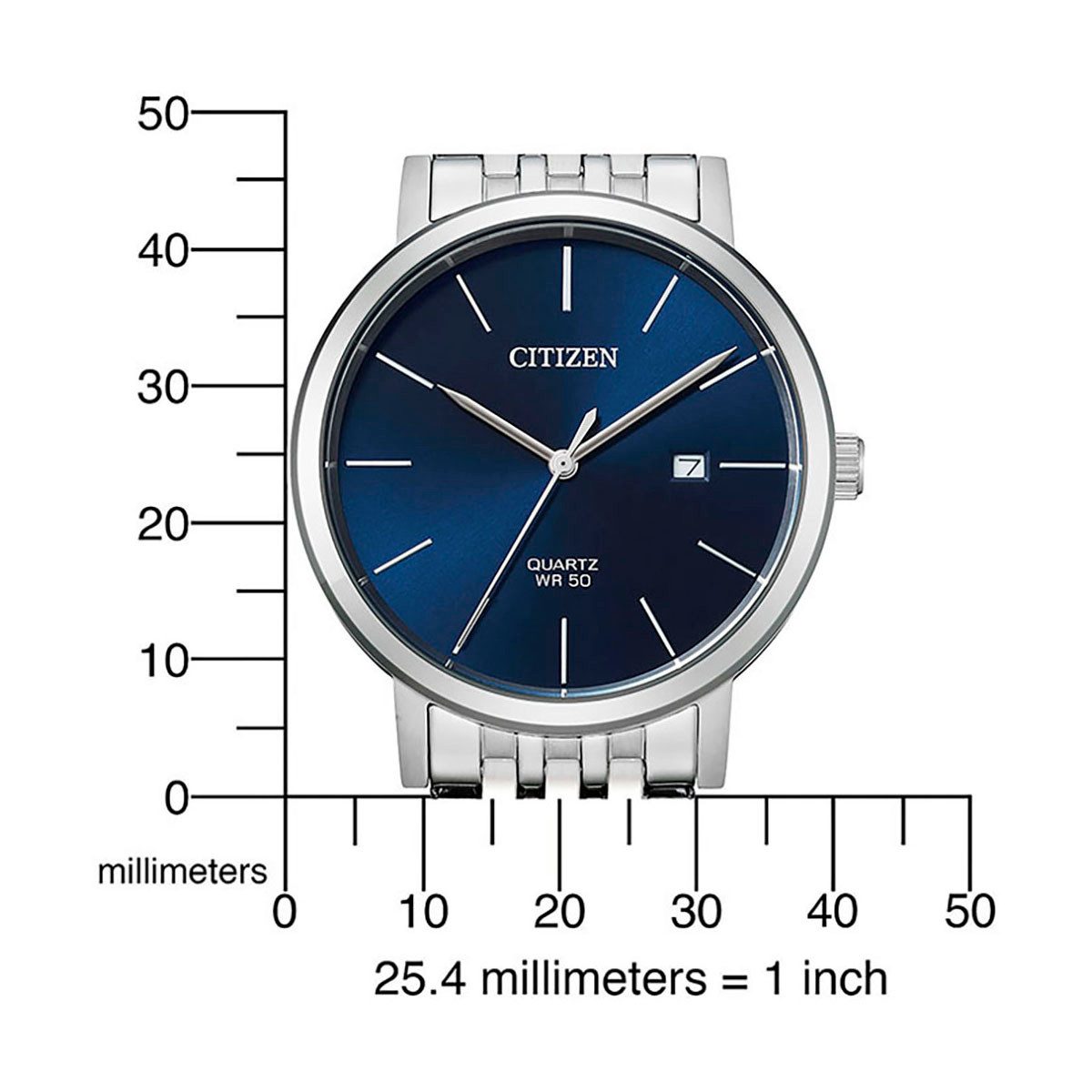 Citizen Kwartshorloge BI5070-57H Horloge, herenhorloge, roestvrijstalen band, datum