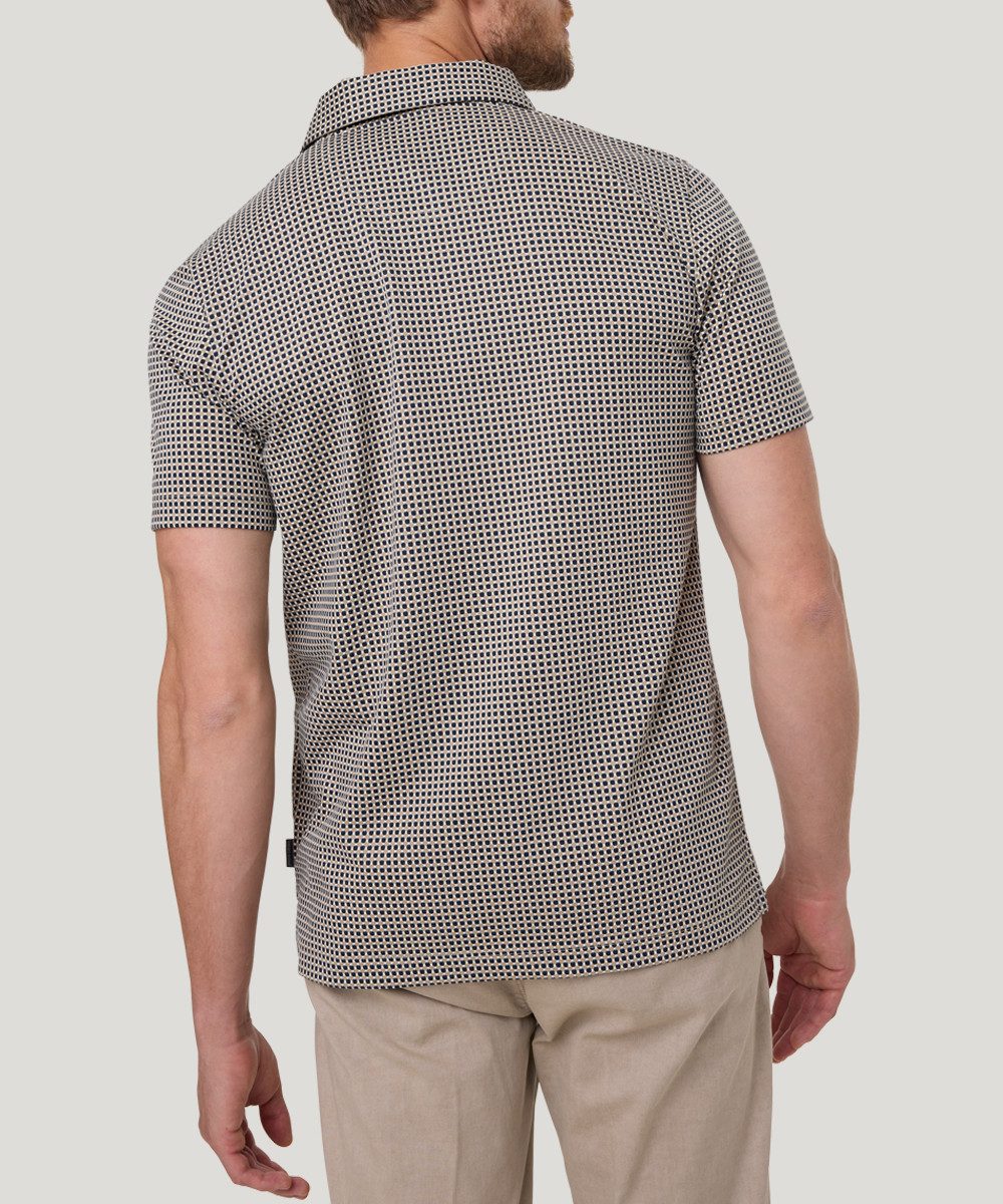 Pierre Cardin Poloshirt zonder KN met geometrisch motief
