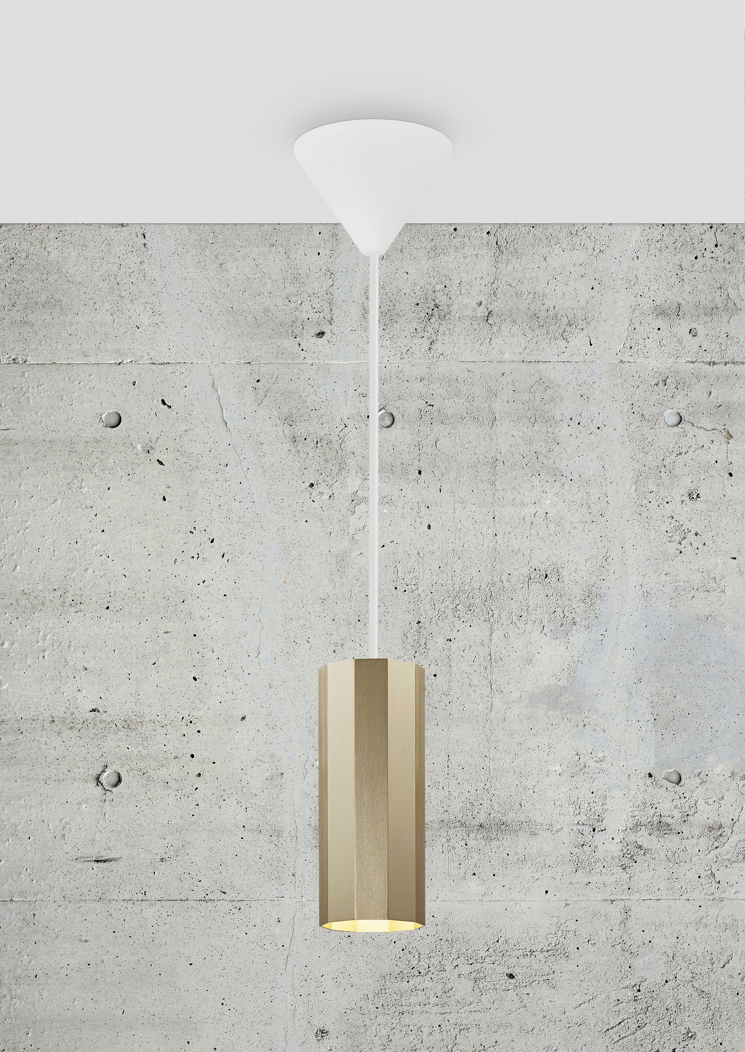 Nordlux Hanglamp Alanis Minimalistisch ontwerp, 10-zijdig profiel, matzwart (1 stuk)