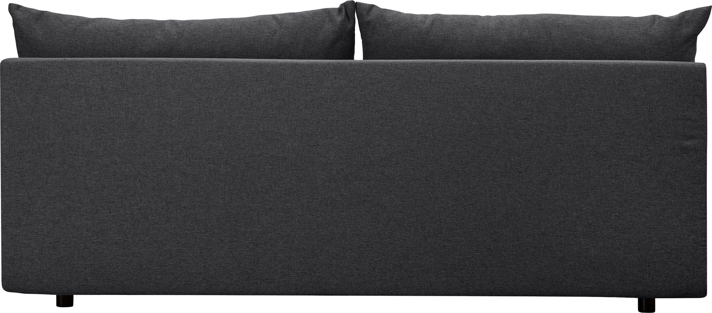 COLLECTION AB Slaapbank Bella Slaapbank, bedlade, bonellvering, rugkussen, armleuningkussen