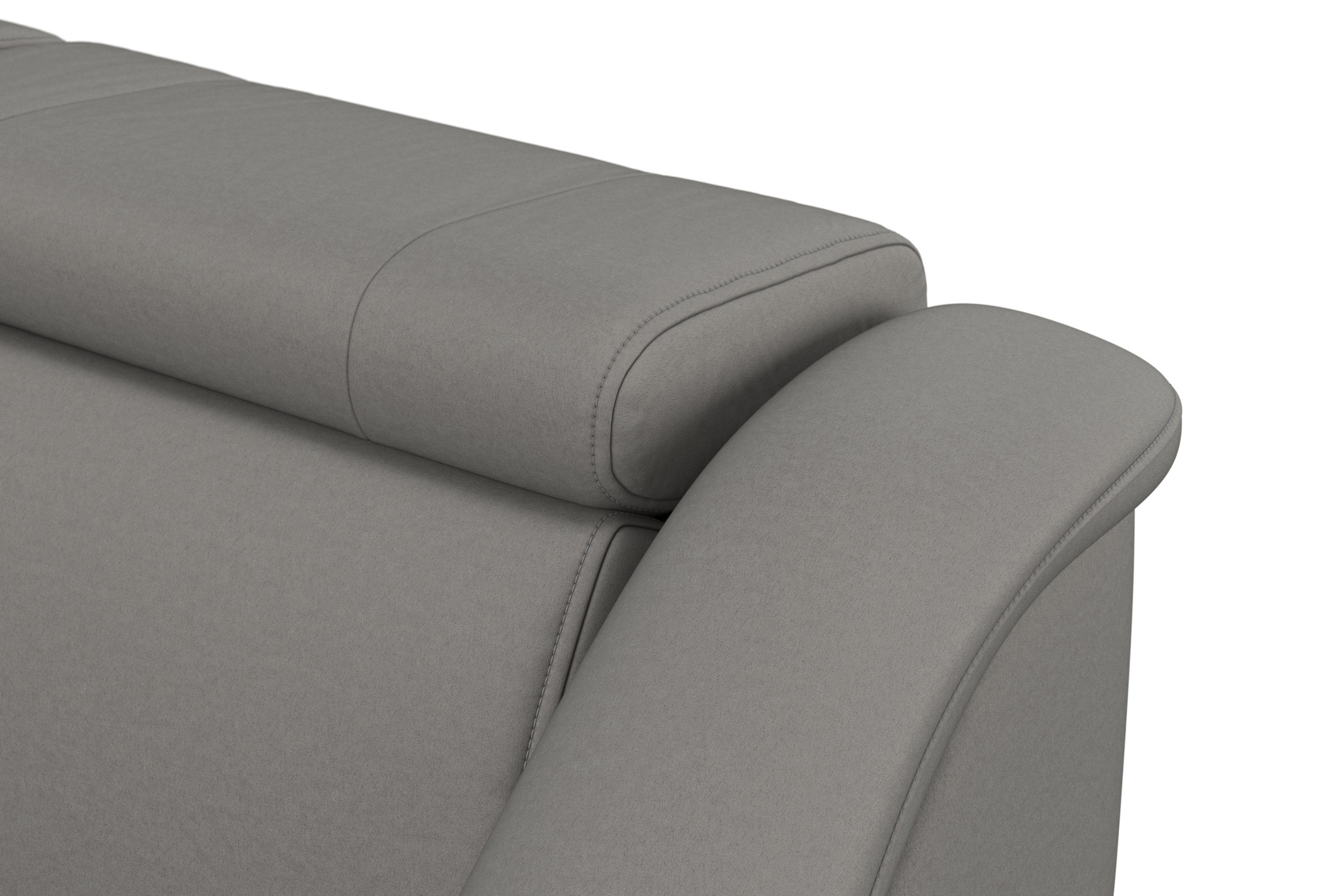 sit&more Hoekbank Freetown L-vorm met verstelbare hoofdsteun en comfortabele binnenvering