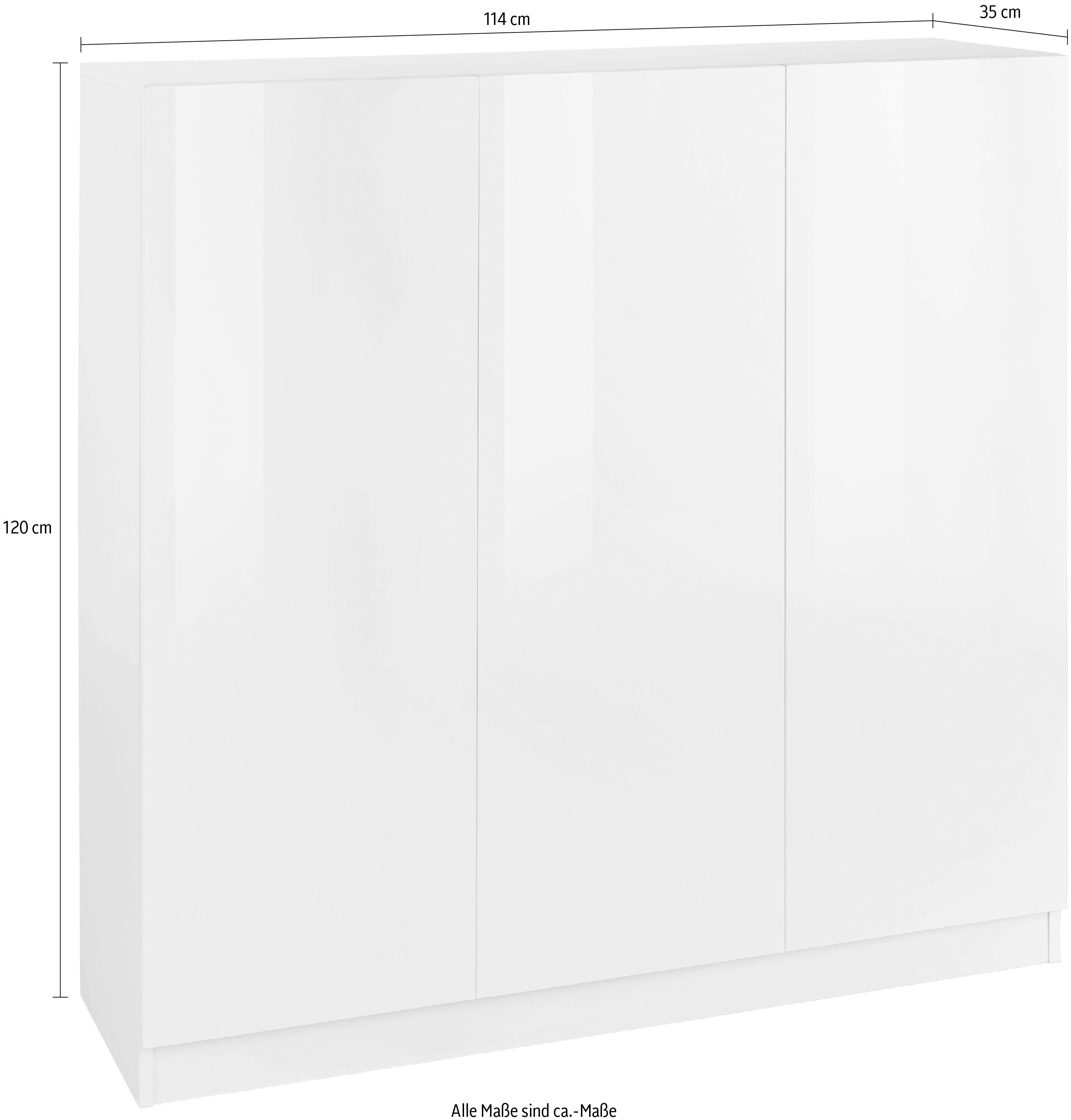 borchardt Möbel Schoenenkast Vaasa3 Breedte 114 cm