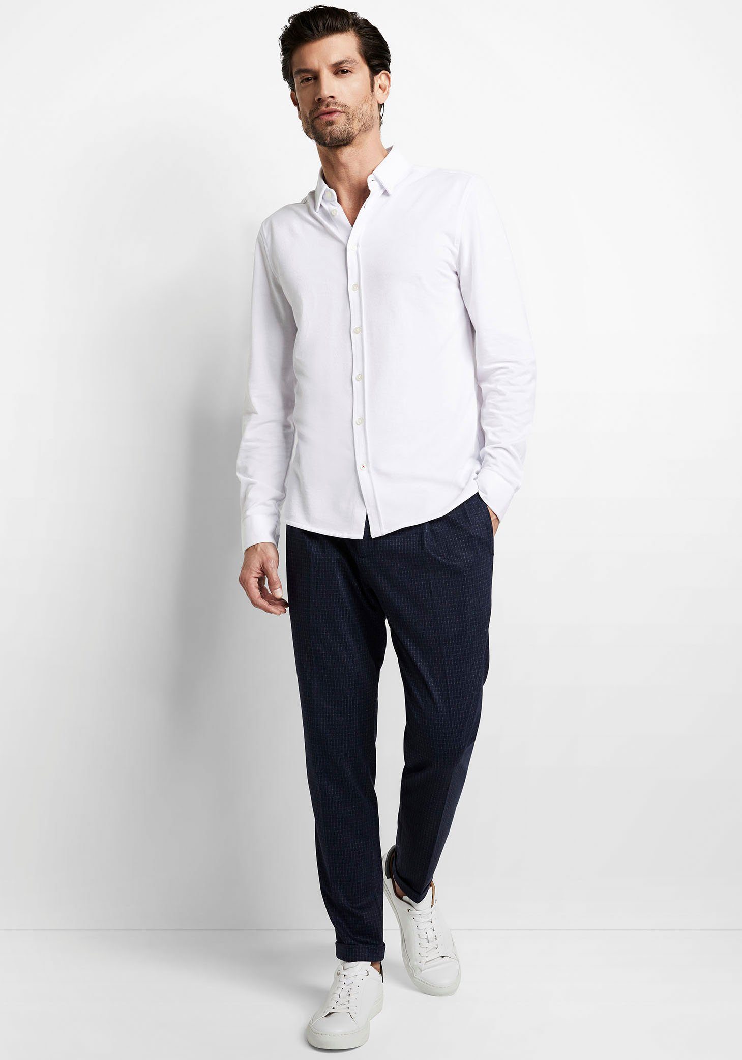 Cinque Businessoverhemd CIRONI in stretch piquet kwaliteit