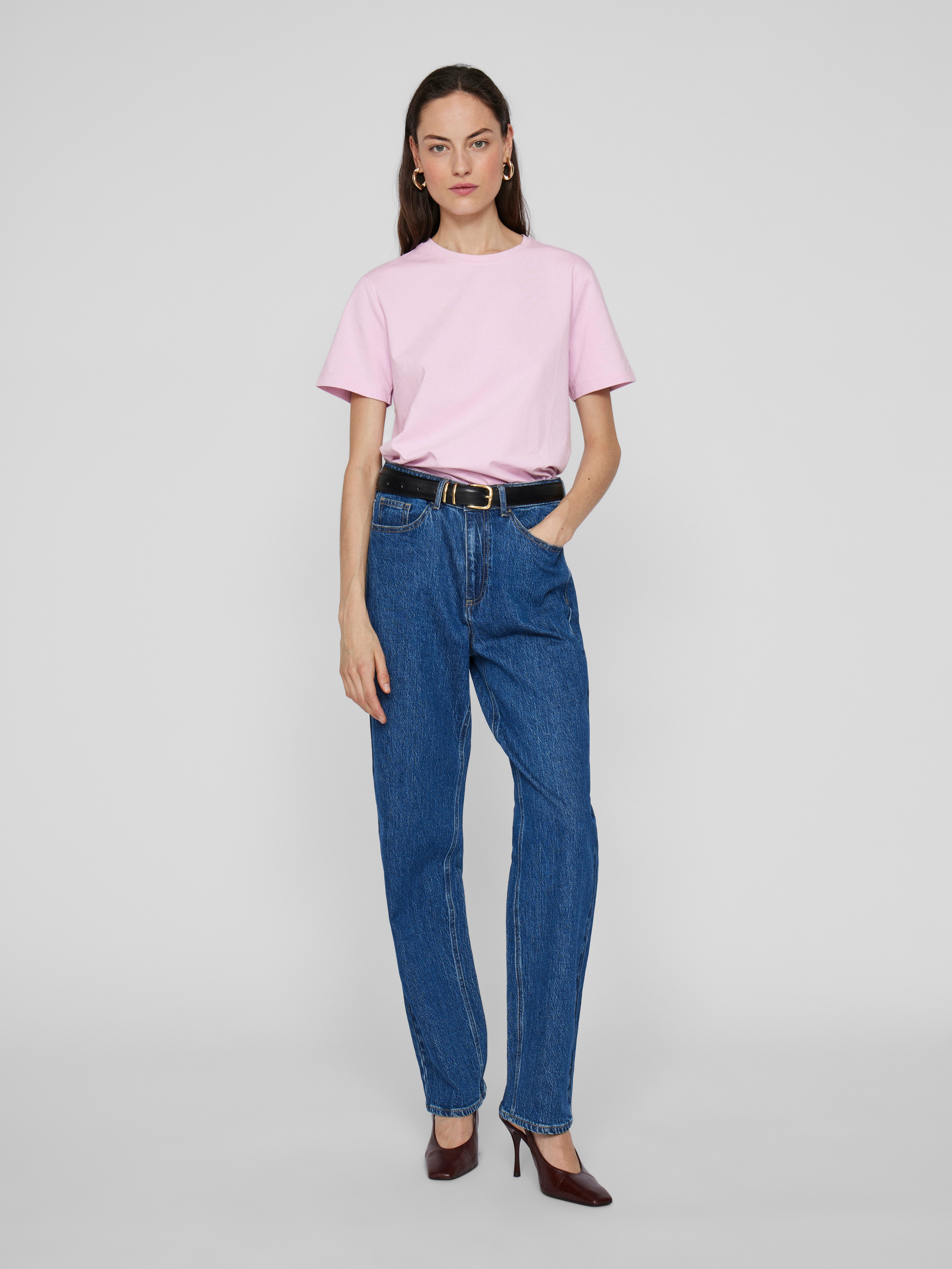 Vila Shirt met korte mouwen VINORA S S T-SHIRT NOOS