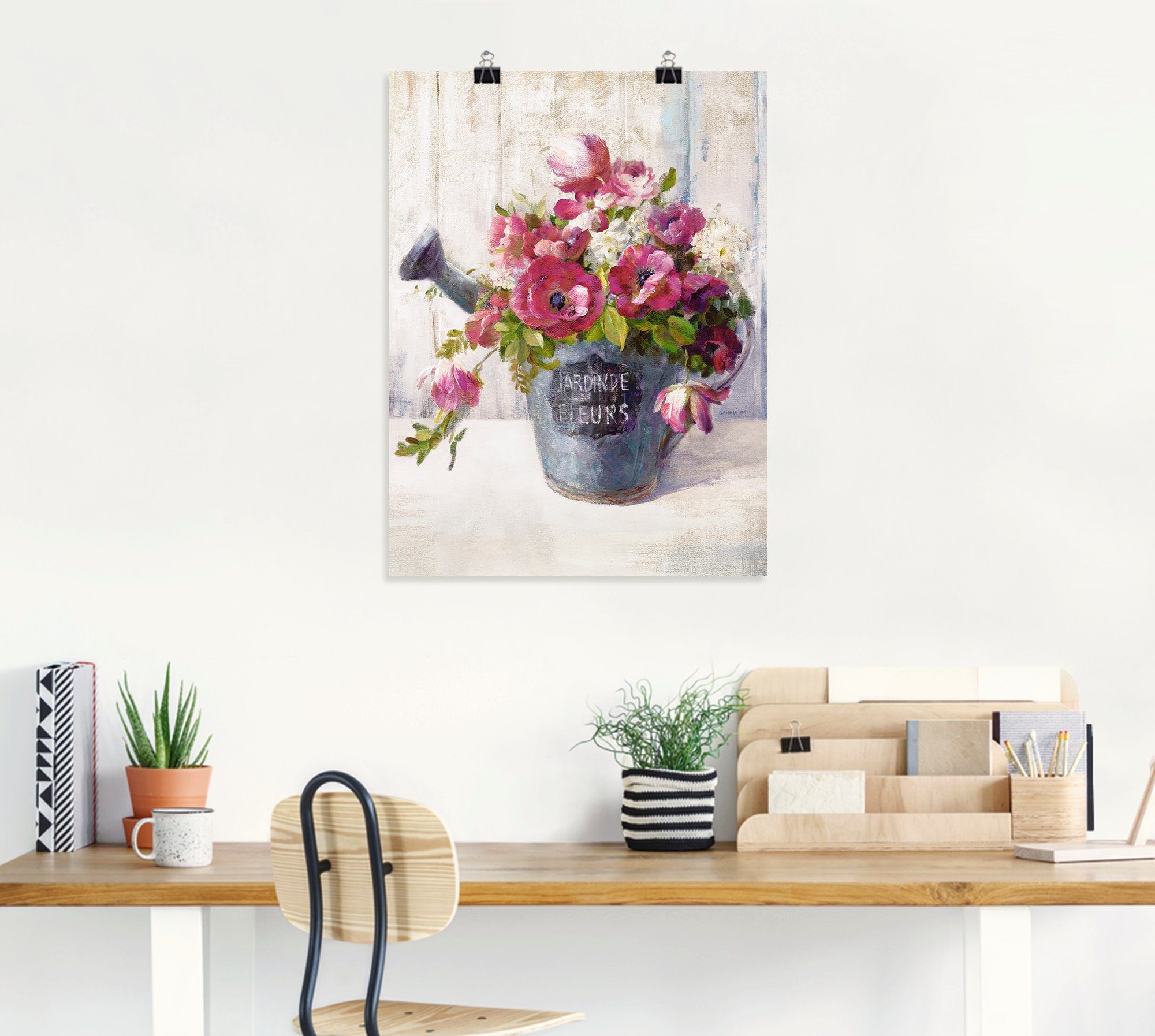 Artland Artprint Bloemen II als artprint op linnen, poster in verschillende formaten maten