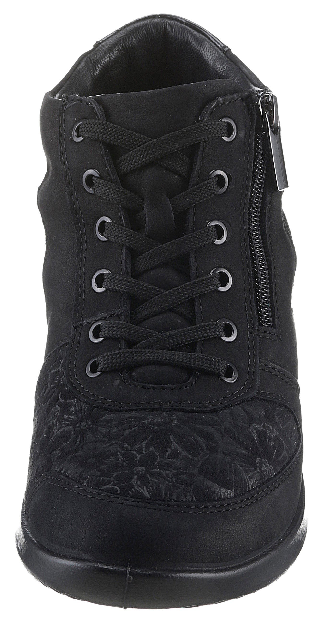 Jomos Winterlaarsjes Allegra , winterlaarzen, veterschoenen, high top sneaker in extra brede vorm
