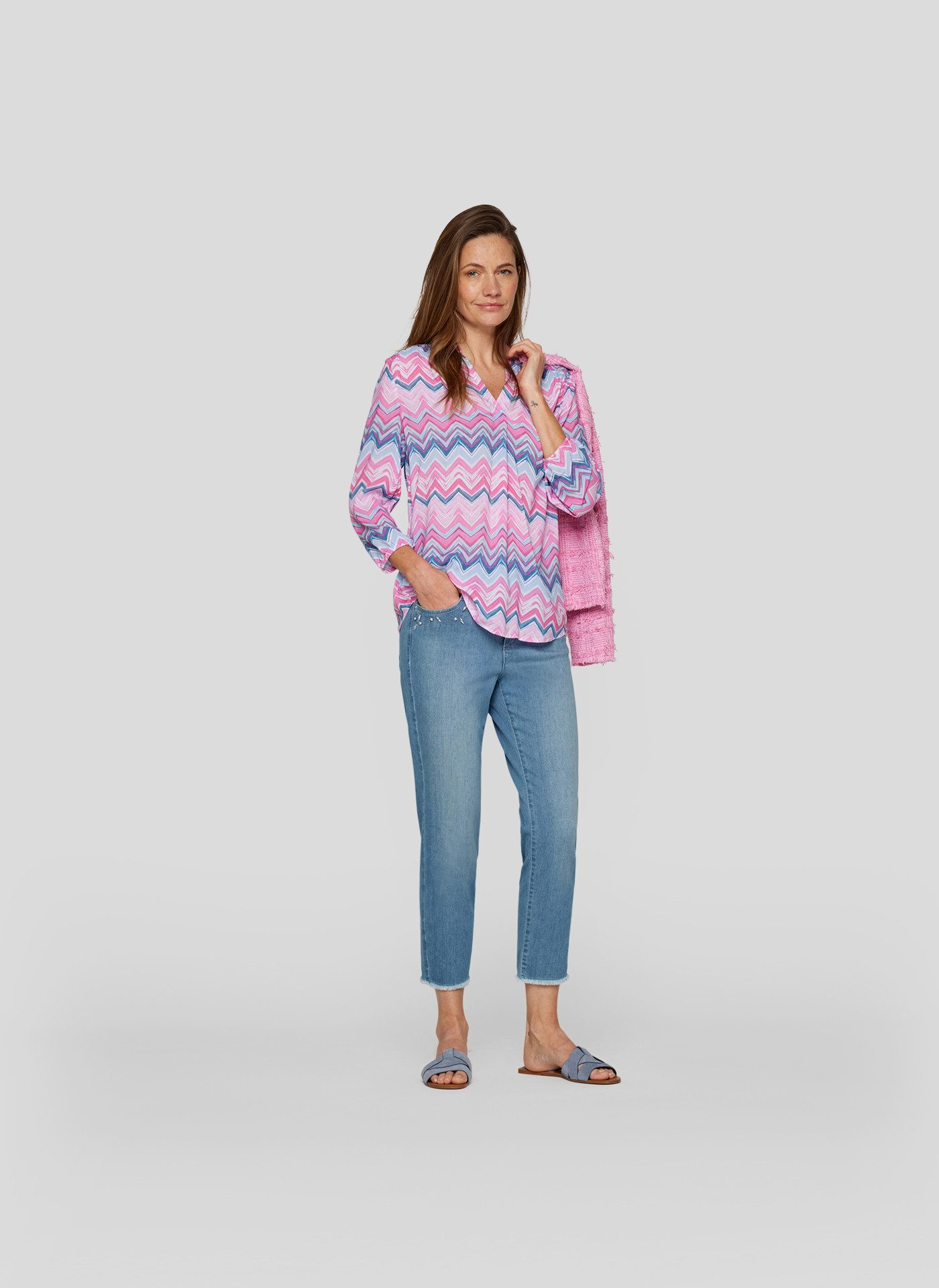Rabe Gedessineerde blouse