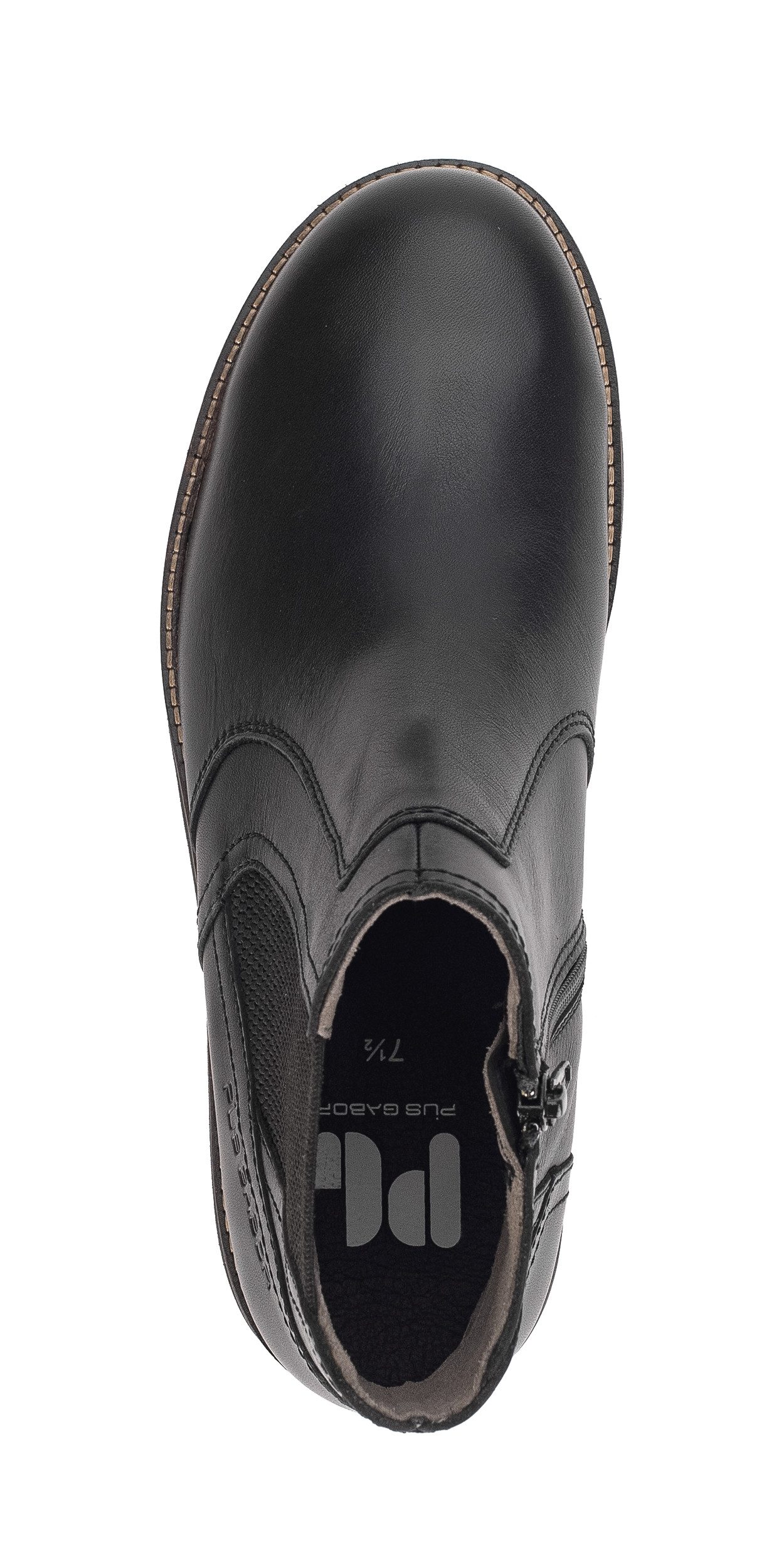 Pius Gabor Chelsea-boots , enkellaars, zakenschoen met siernaden, schoenwijdte g (= wijd)