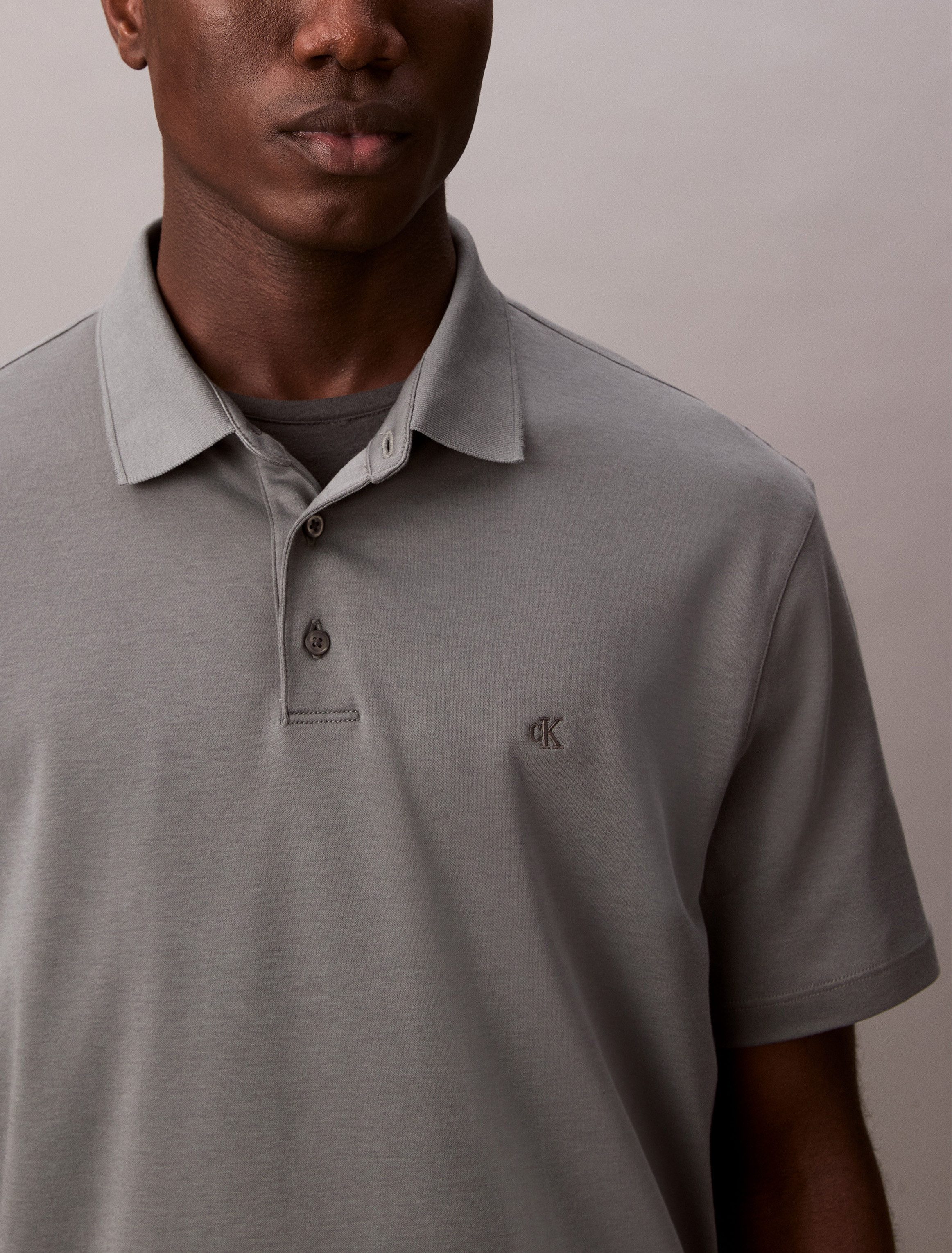 Calvin Klein Poloshirt SS SUPIMA CHEST EMB POLO
