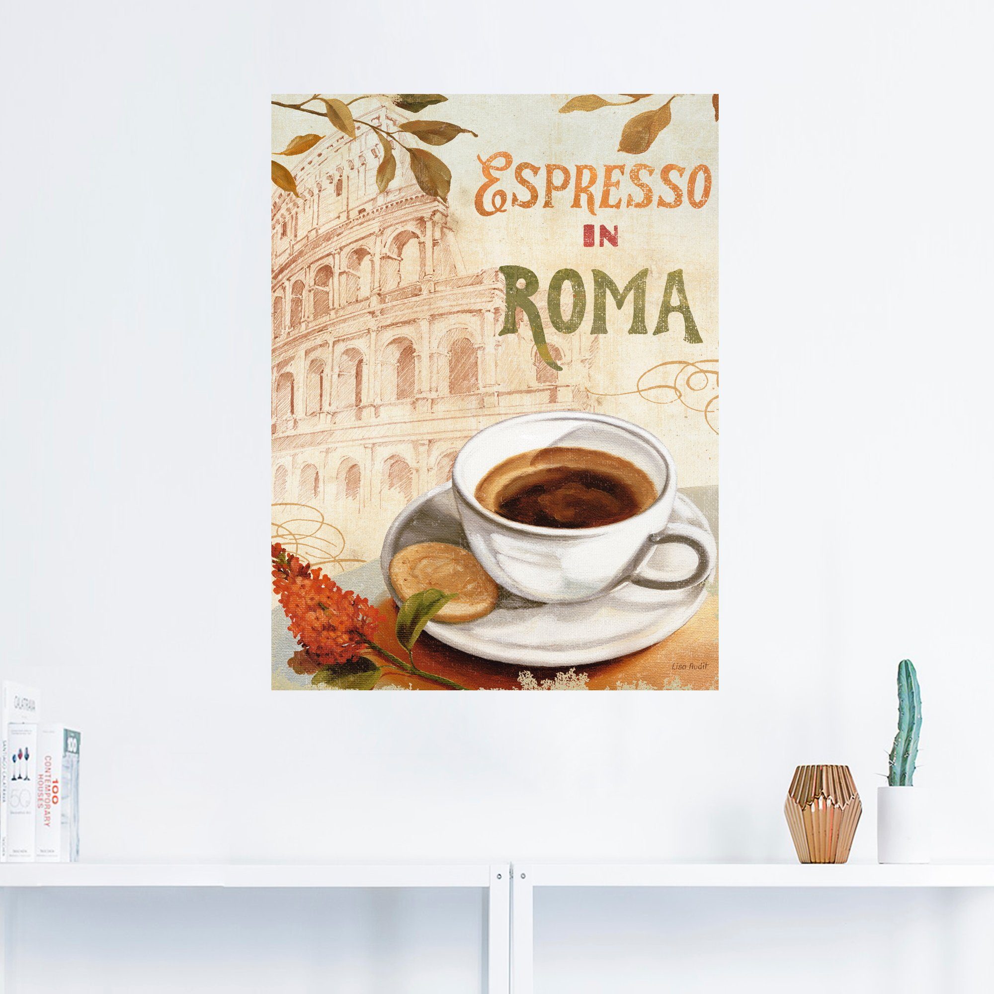 Artland Artprint Koffie in Europa III als artprint op linnen, muursticker in verschillende maten