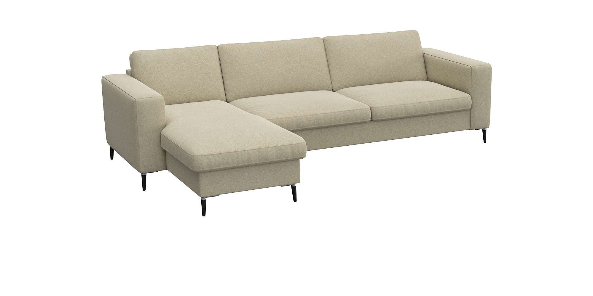 FLEXLUX Hoekbank Fiore, super zitcomfort door koudschuim in de zitting, L-vorm