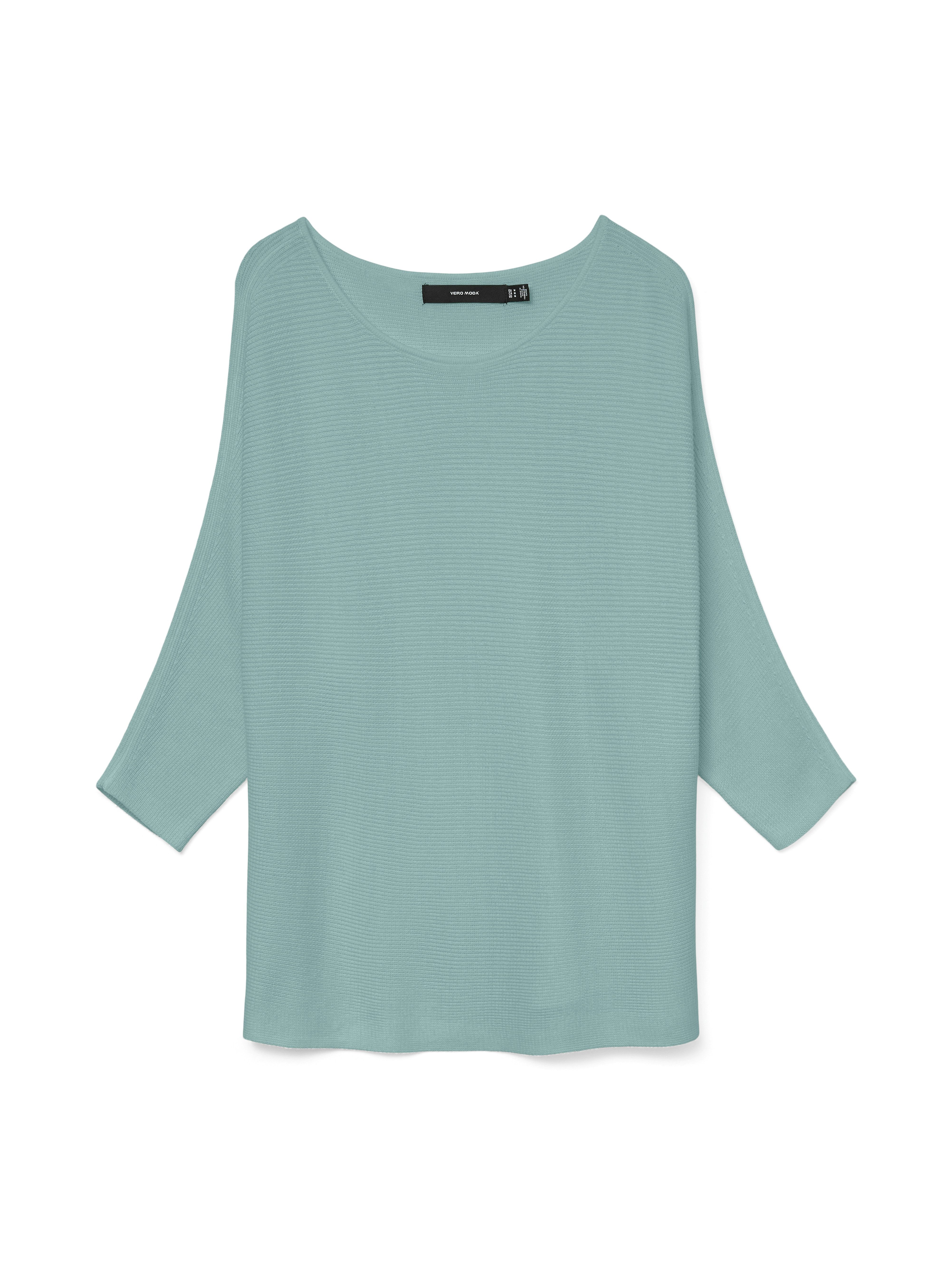 Vero Moda Trui met 3 4-mouwen VMNORA 3 4 BOATNECK BLOUSE NOOS